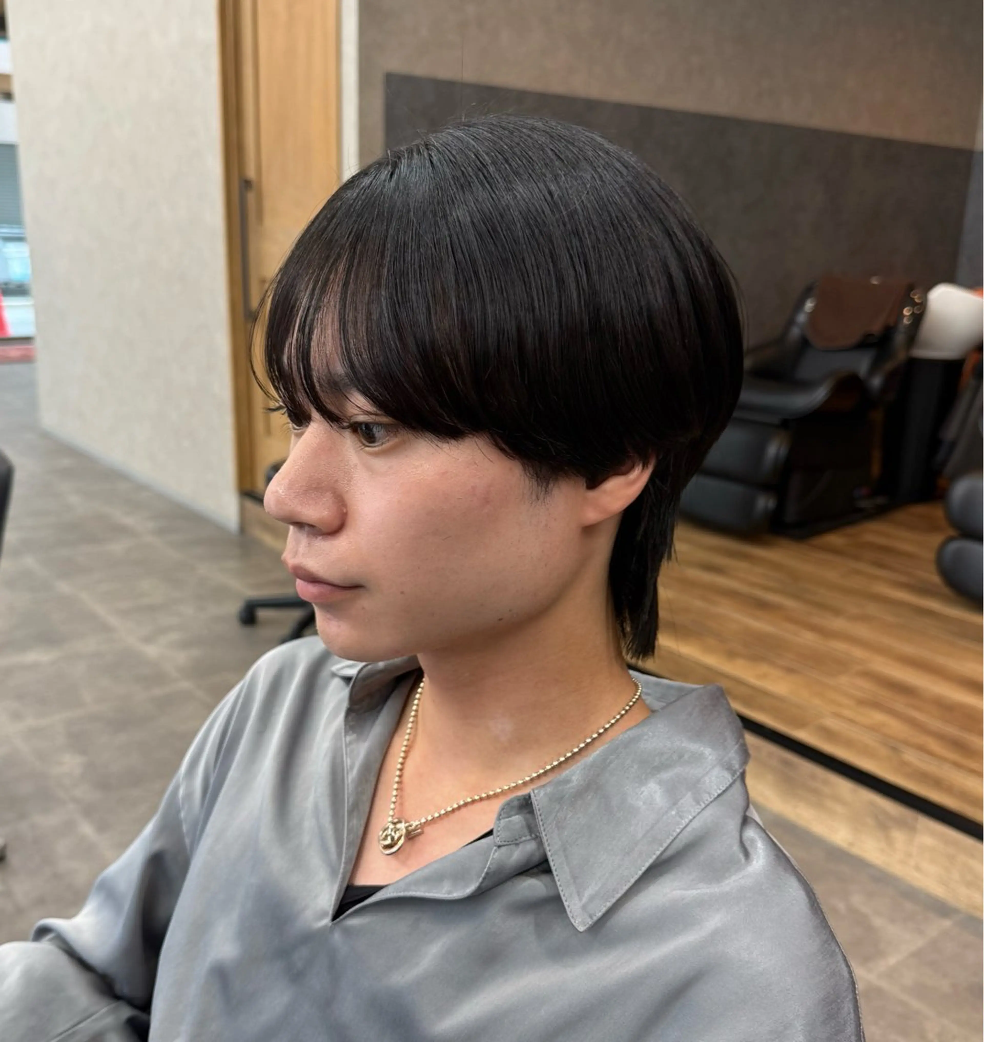 メンズカット＋縮毛矯正の写真