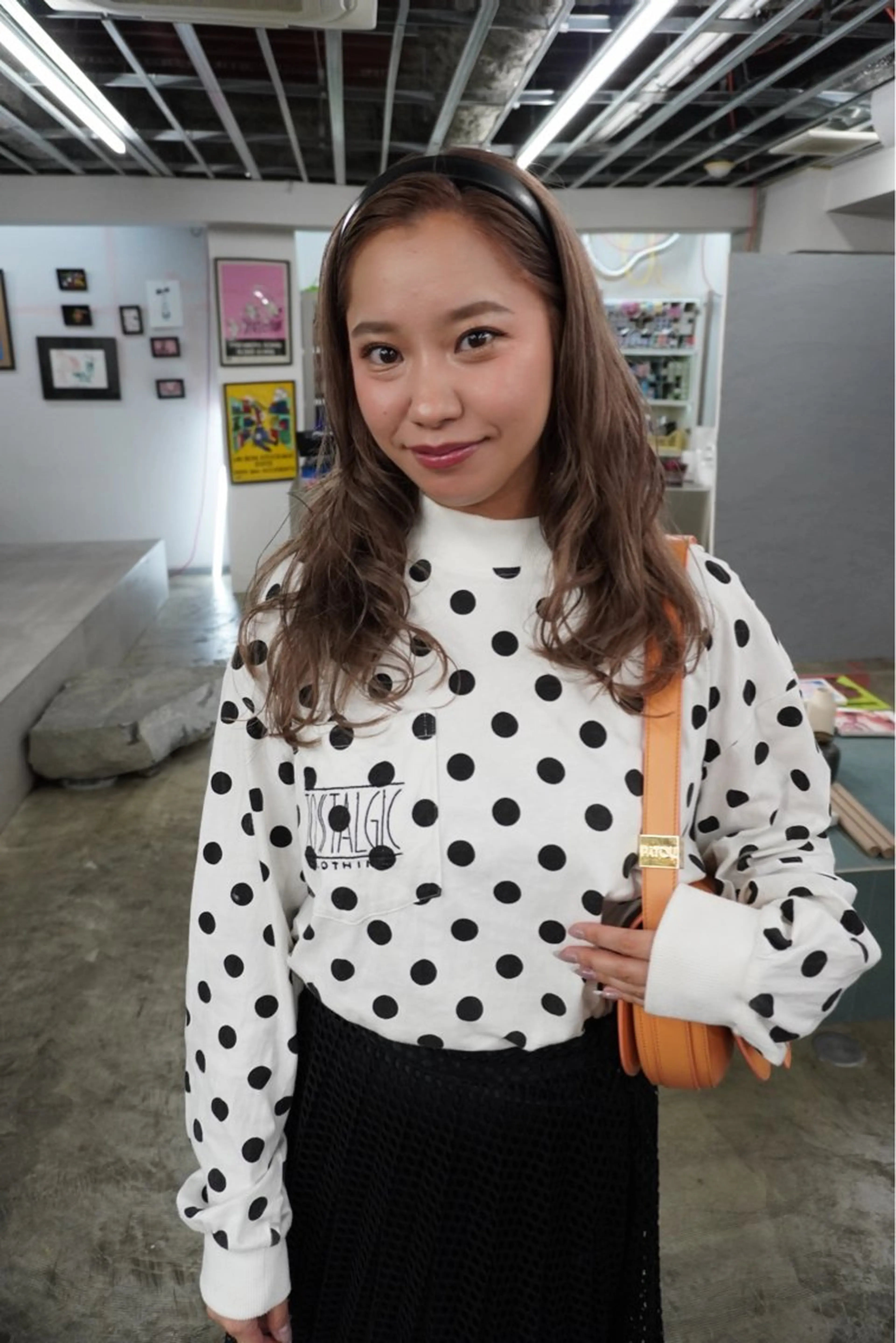 セミロング カラー パーマ ヘアアレンジ カット ヘアカラー トリートメント 髪と音処　マトぺ所属・デザインカラー/ボブ ブリーチカラー/ユリのヘアスタイル