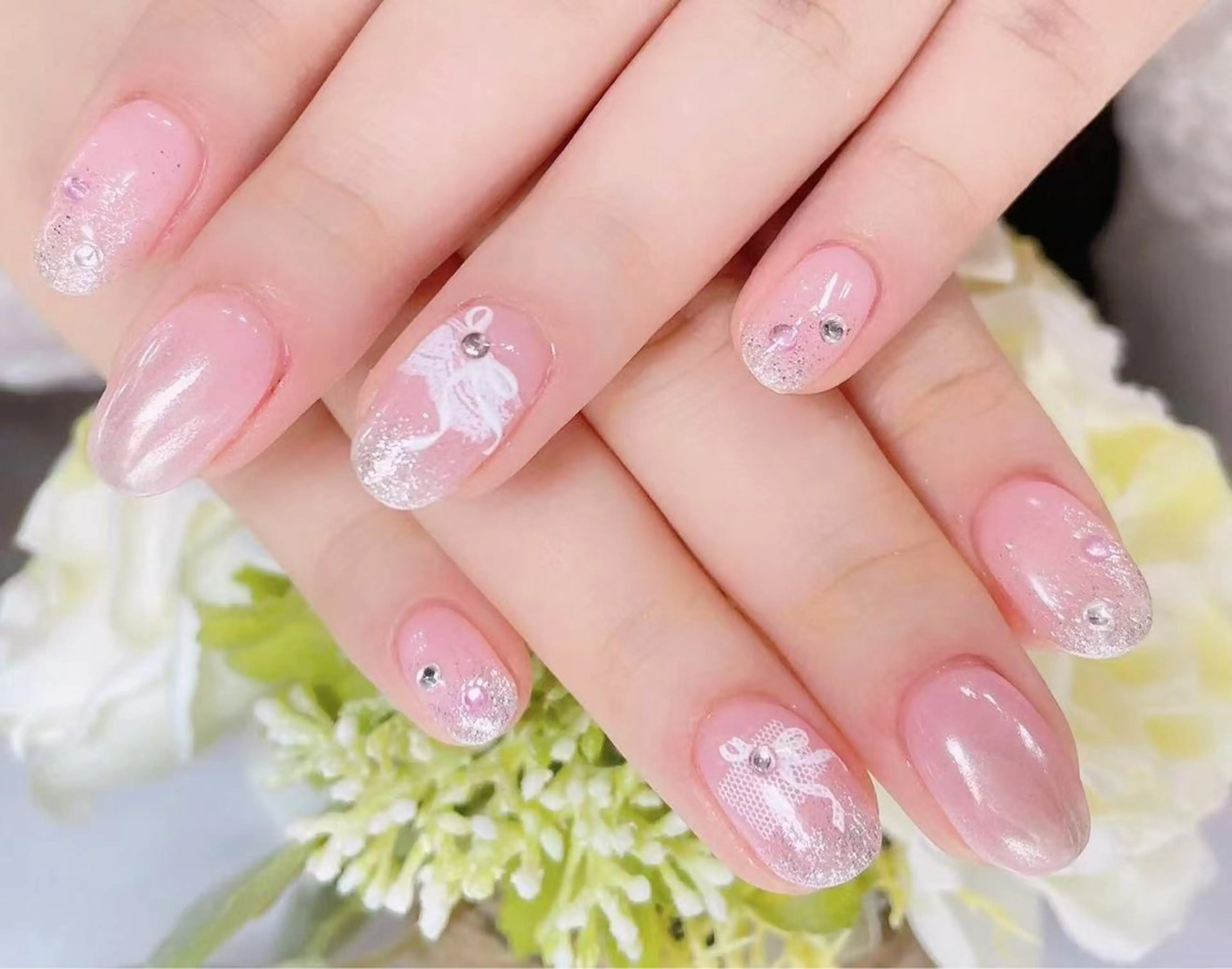 ネイル 韓国ネイル H&B 楊のネイルデザイン