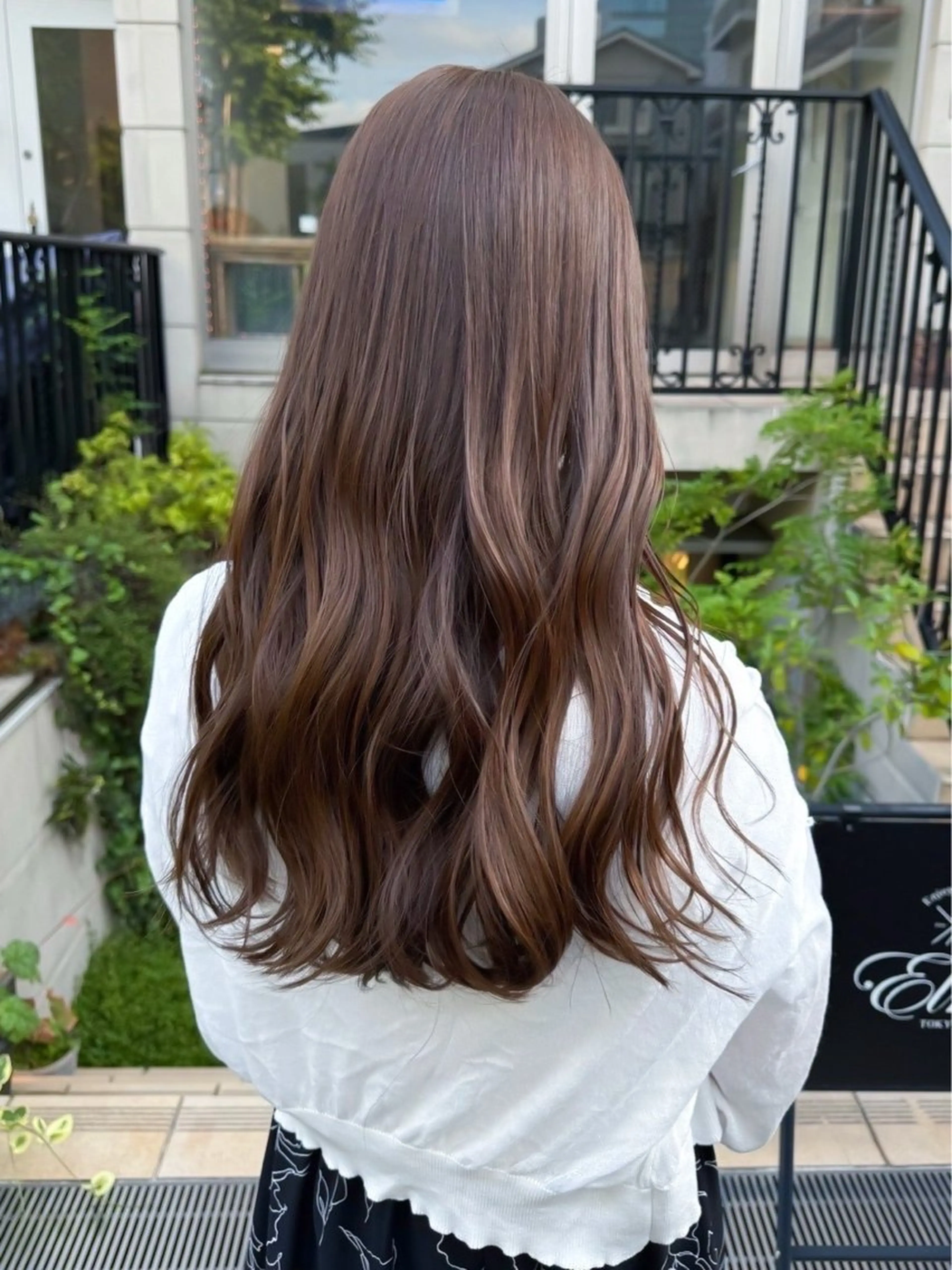 ロング カラー ベージュカラー カット ヘアカラー 似合わせモテヘア Akari🦢🖤のヘアスタイル