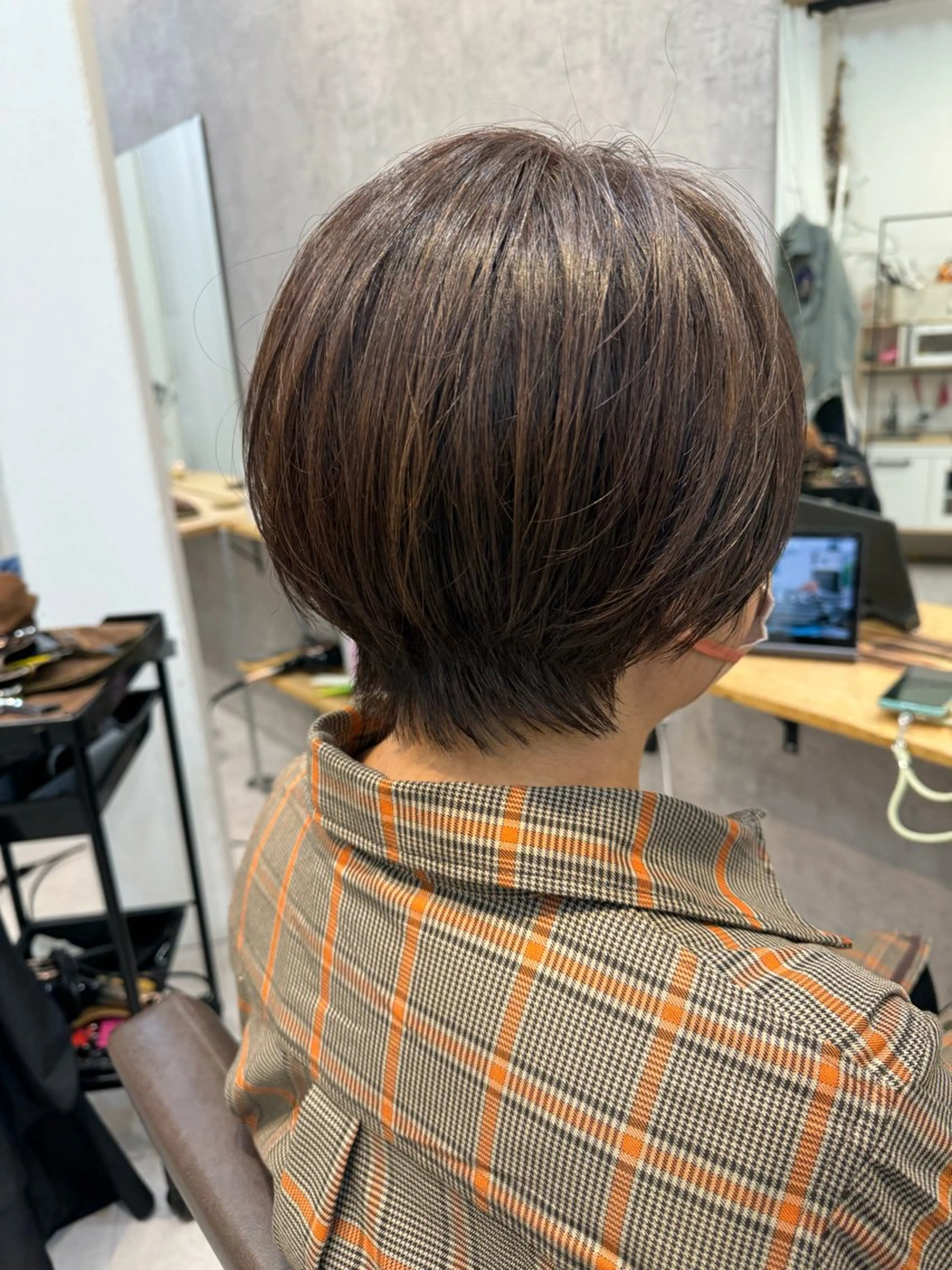 ショート カラー くびれヘア ショートヘア カット ヘアカラー トリートメント Dxxxx III所属・オシャレ女性目線の 大人メンズ❁⃘*.ﾟのヘアスタイル
