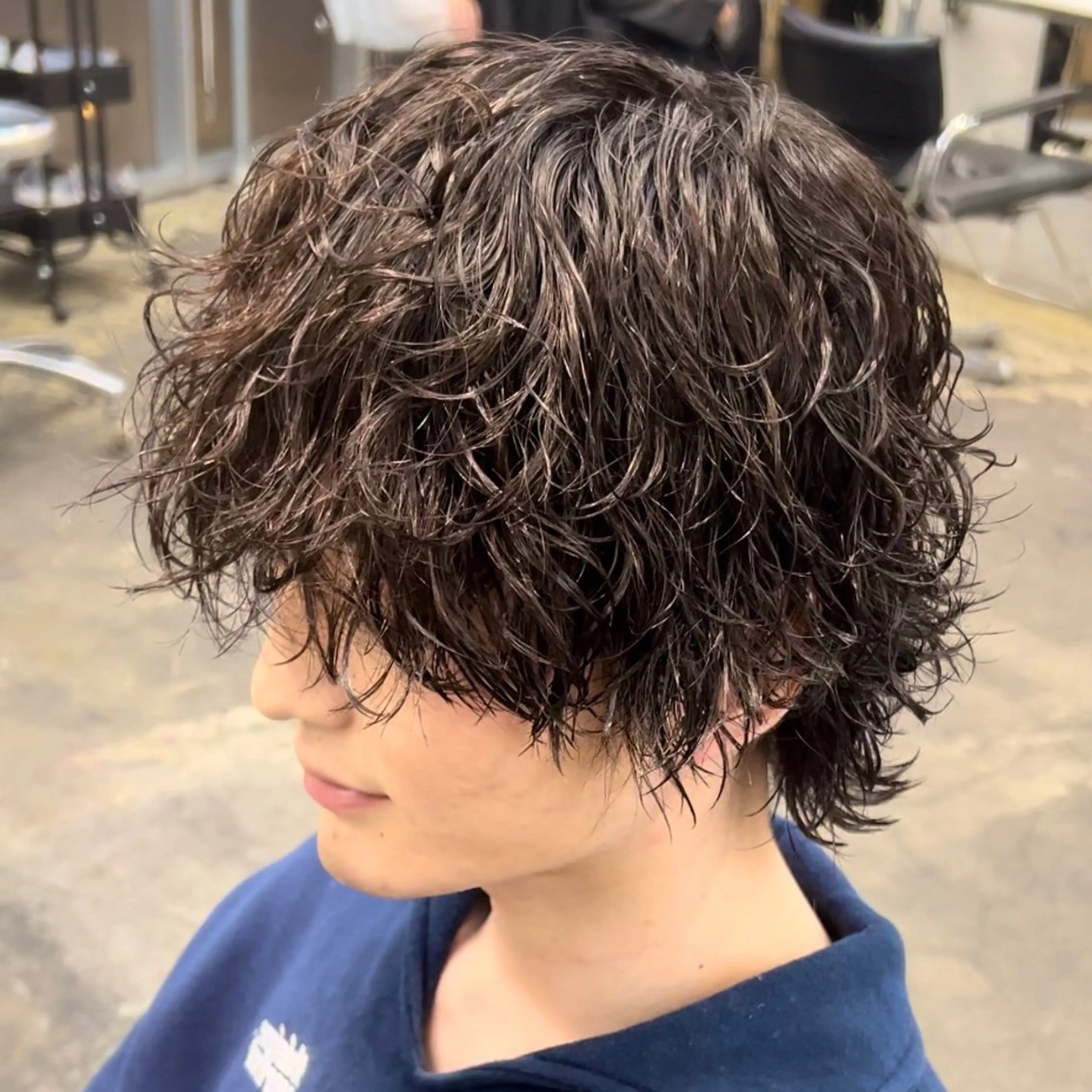 パーマ メンズ 似合わせパーマ/ 艶髪矯正/文哉のヘアスタイル