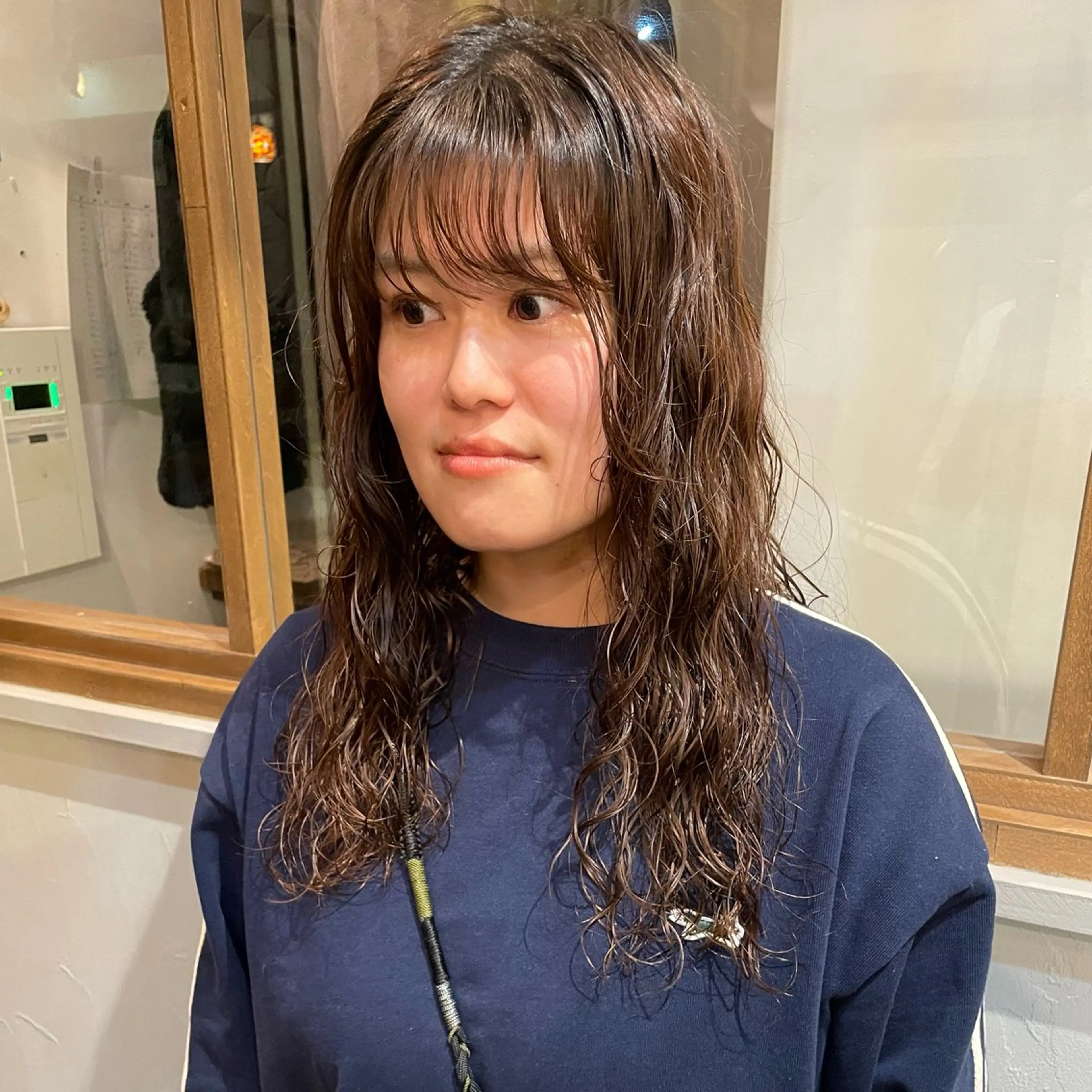 ロング カラー パーマ 平地 晃人のヘアスタイル