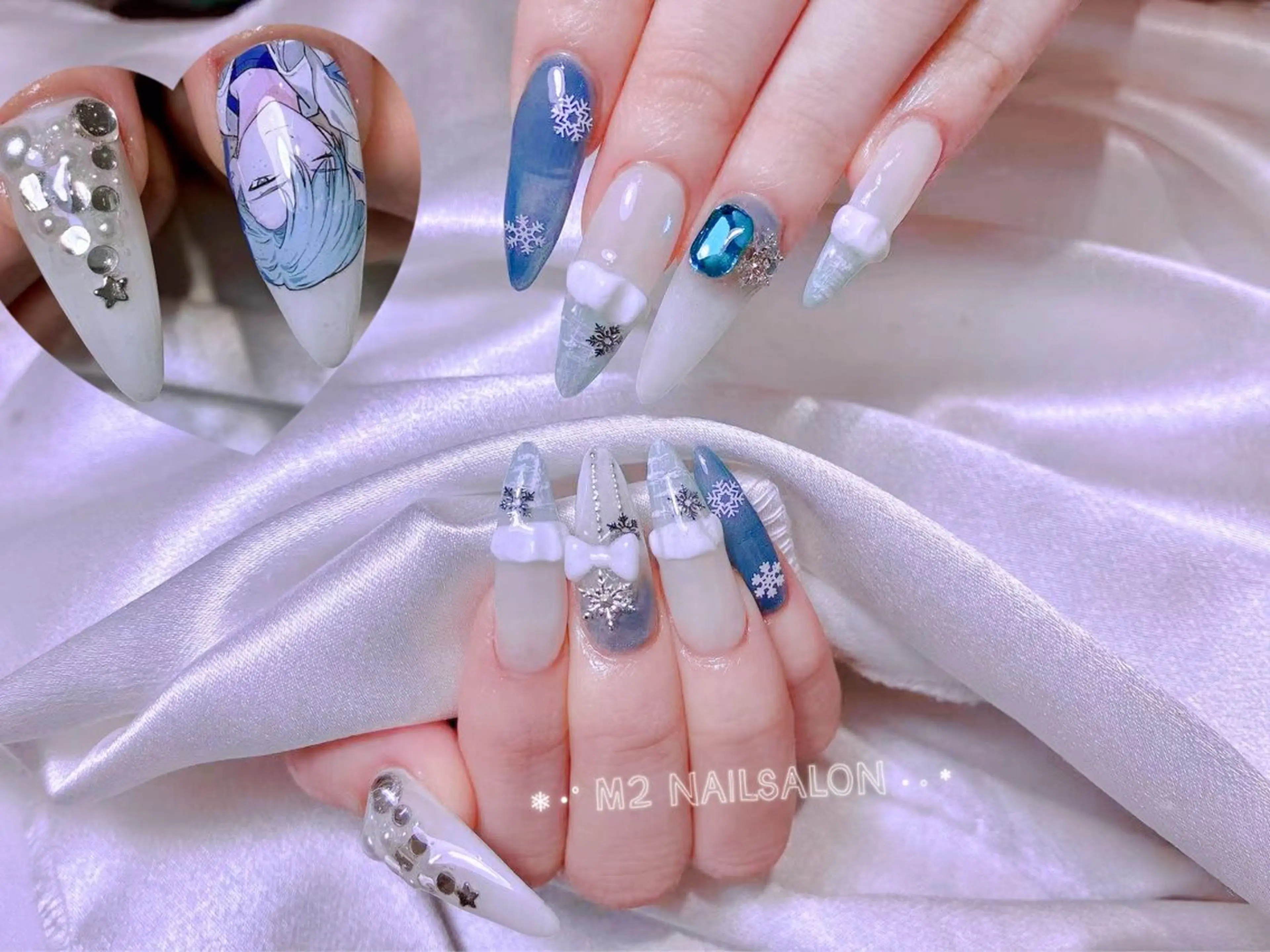 ネイル ハンドネイル 長さだし専門店 M2 rikaのネイルデザイン