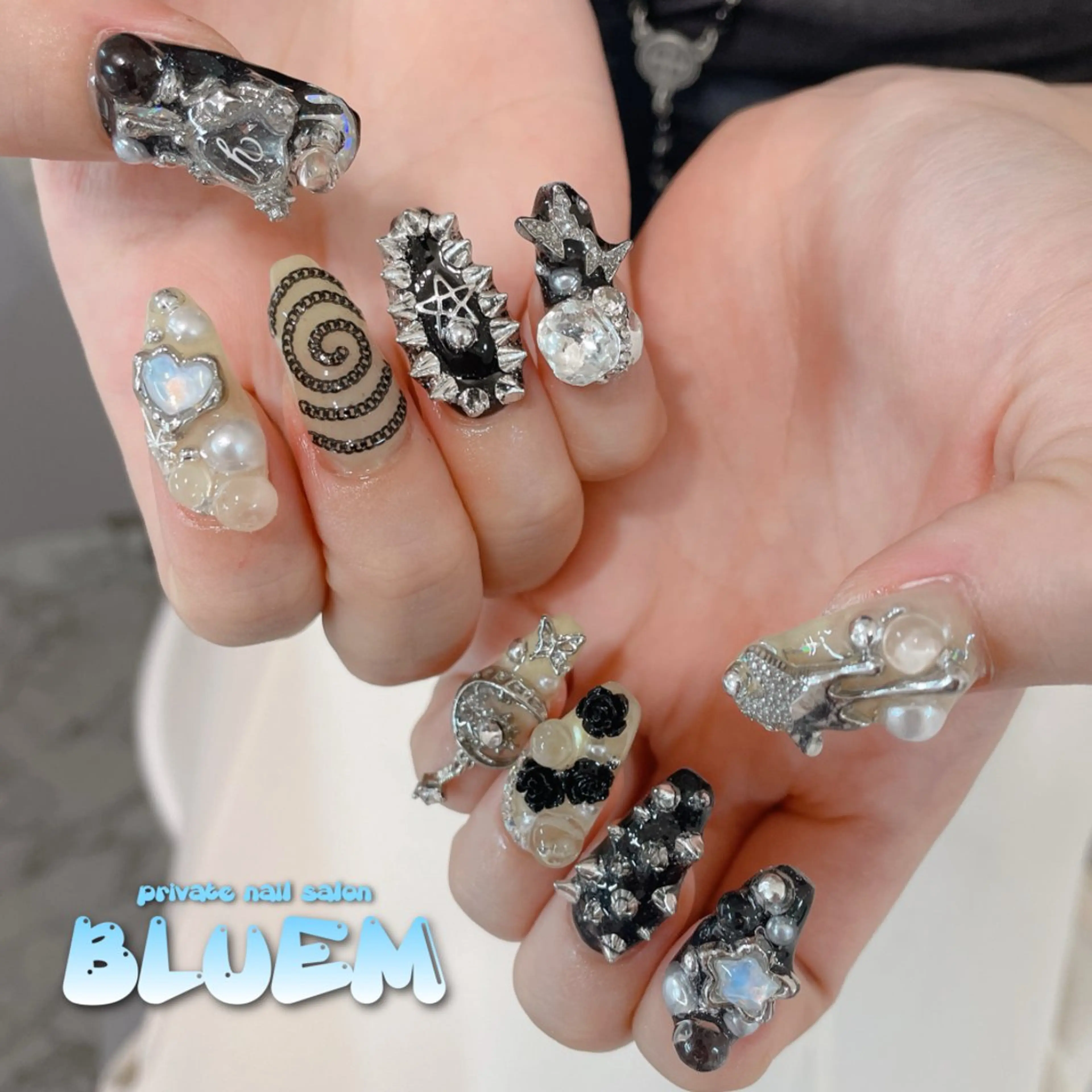 ネイル ハンドネイル ハンドケア BLUEM所属・BLUEM さやかのネイルデザイン
