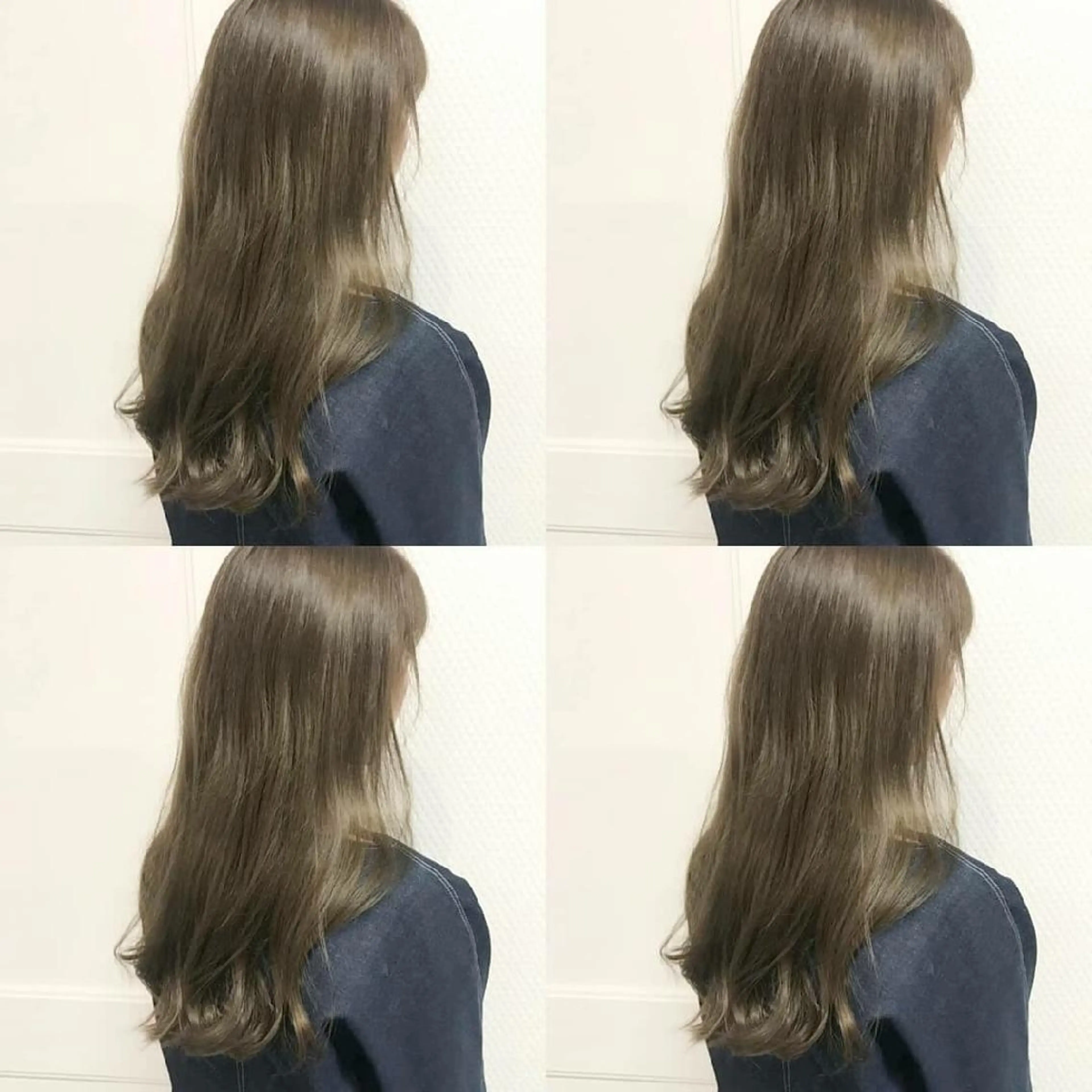 ロング カラー バレイヤージュ 透明感カラー ハイライトカラー ハイライト レイヤーカット 竹内啓太 ボブのヘアスタイル