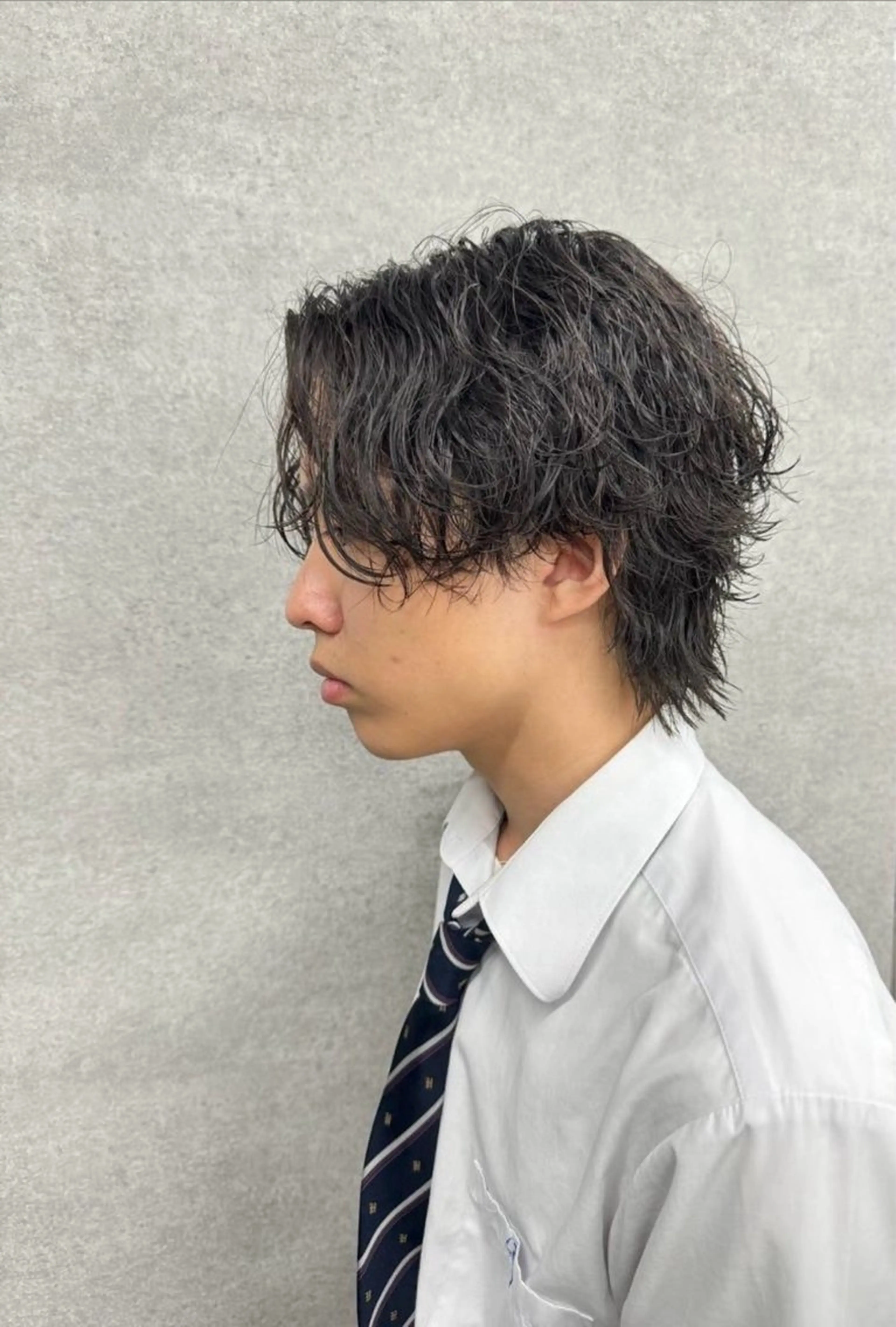 メンズパーマ(カット込み)🔵うる艶トリートメントの写真