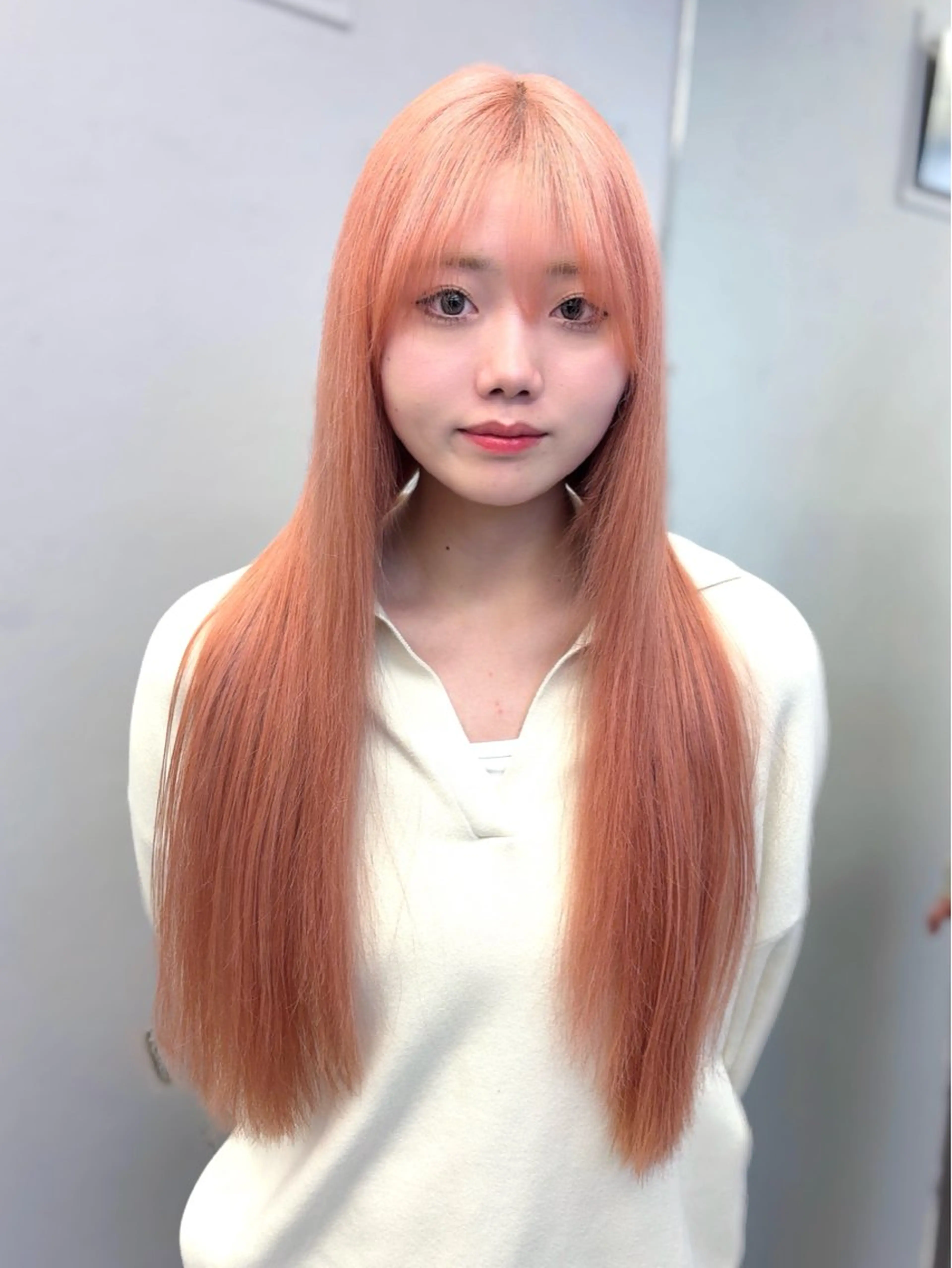 ロング カラー ヘアカラー ukyo/透明感 カラー/ハイライトのヘアスタイル