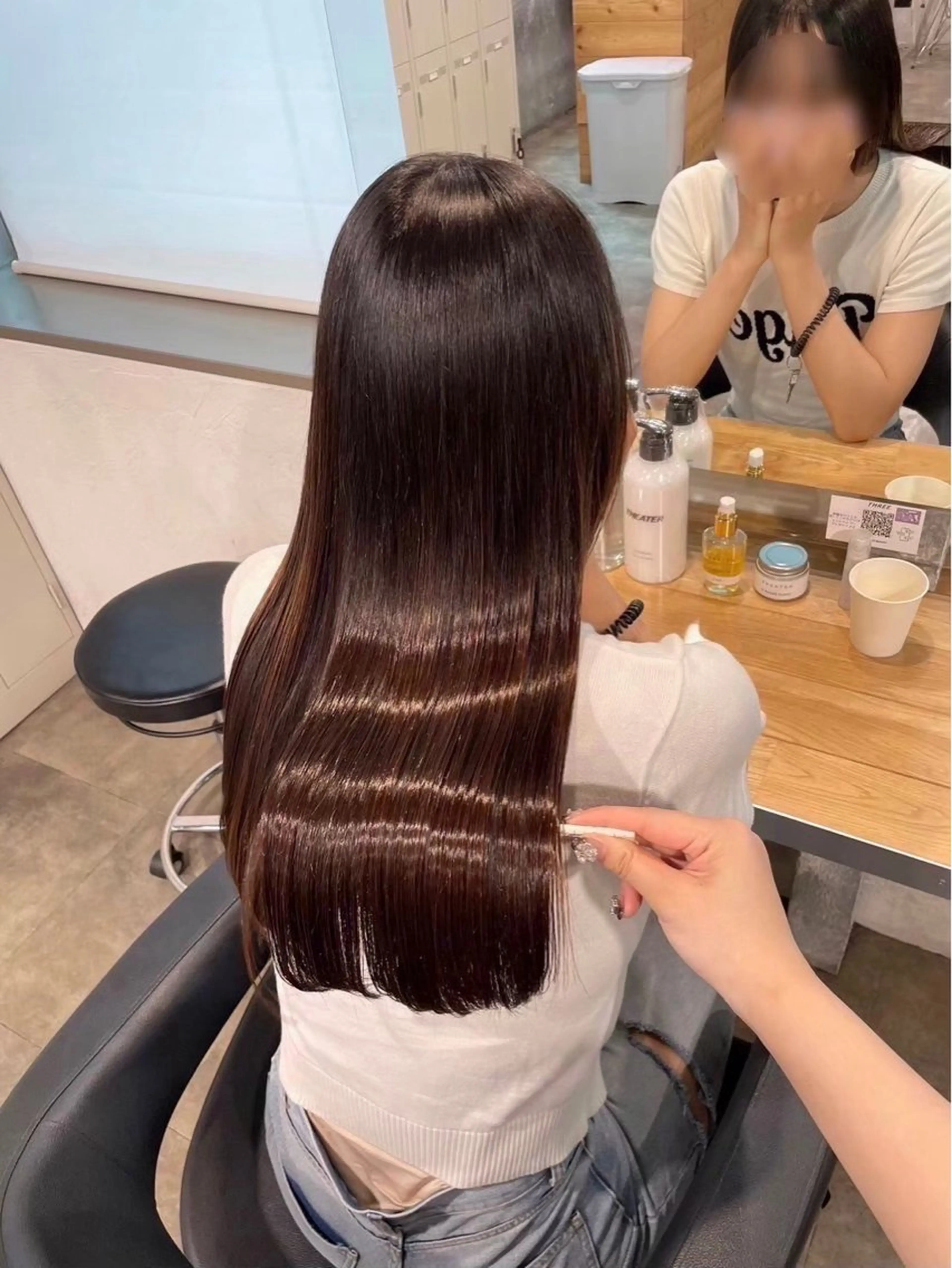ロング カラー 盛れる暖色カラー sayaka🎀のヘアスタイル
