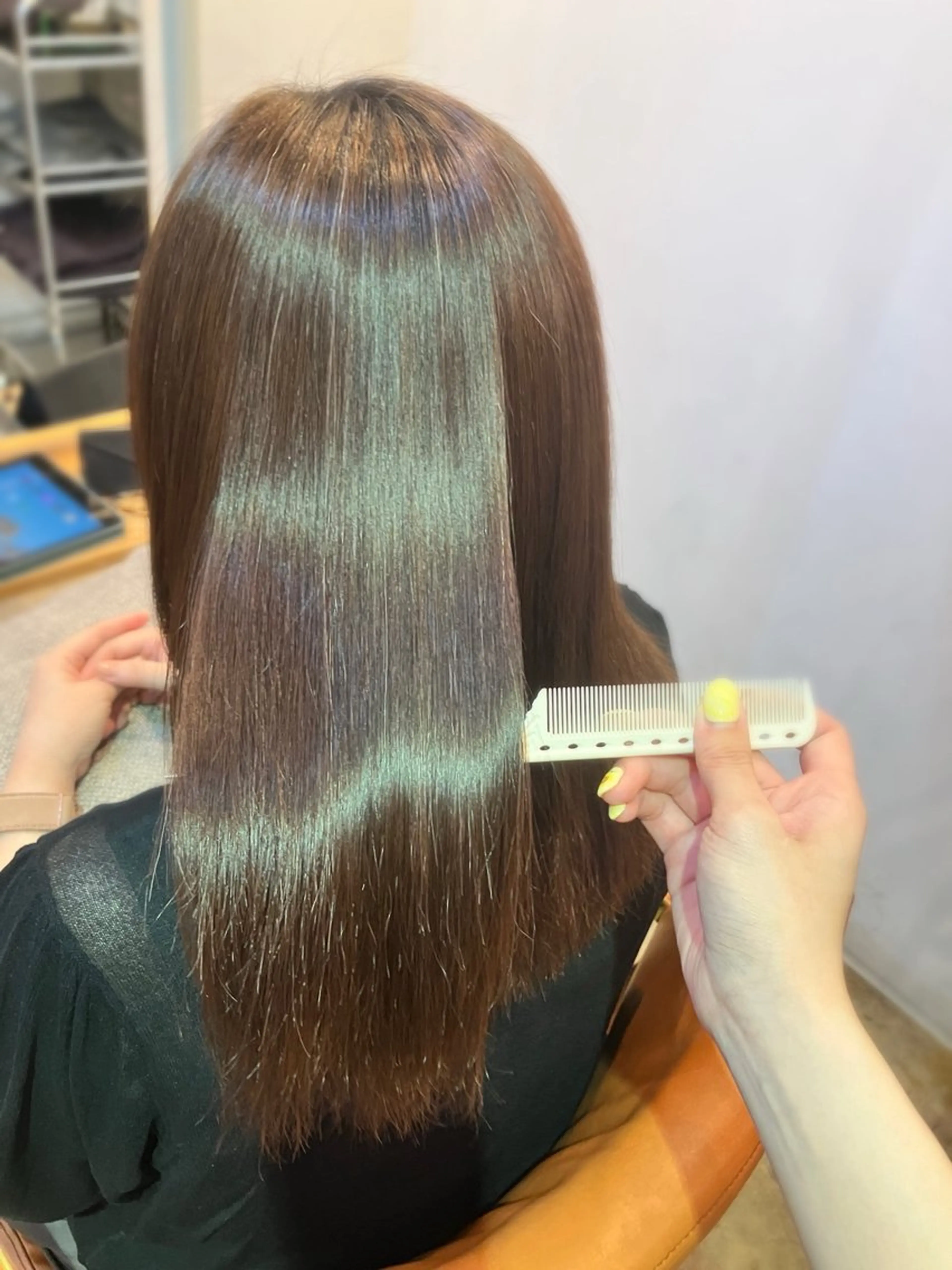 ロング 縮毛矯正 縮毛矯正 🫧縮毛矯正支持率 No.1 ほのか🫧のヘアスタイル