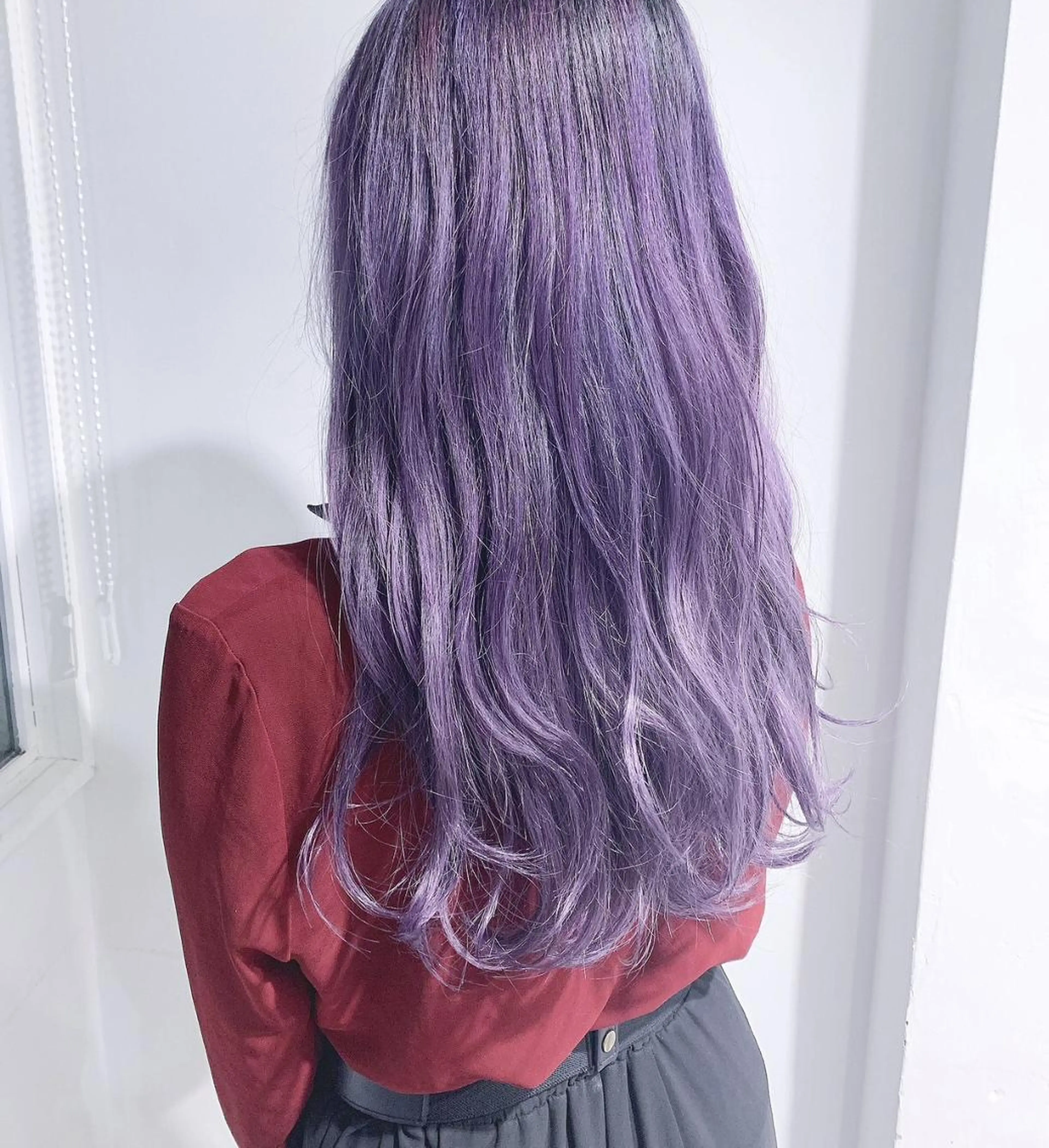 ロング ヘアカラー トリートメント ヘッドスパ ヘアセット 🍒透明感カラー🌨 🥕ハイトーンカラーのヘアスタイル
