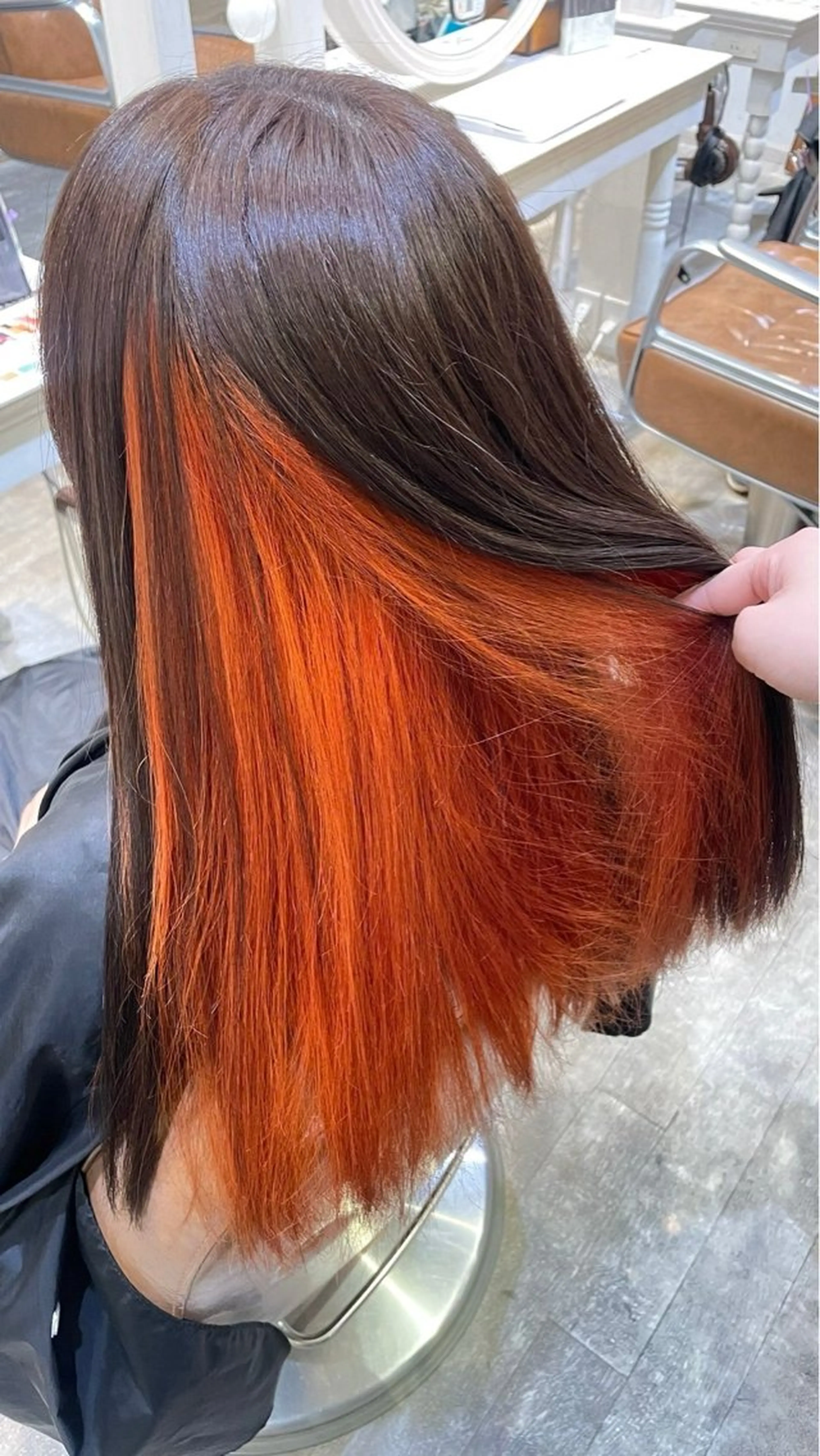 ロング カラー ヘアカラー 縮毛矯正/艶髪カラー /パーマ/ひふみ🌱のヘアスタイル