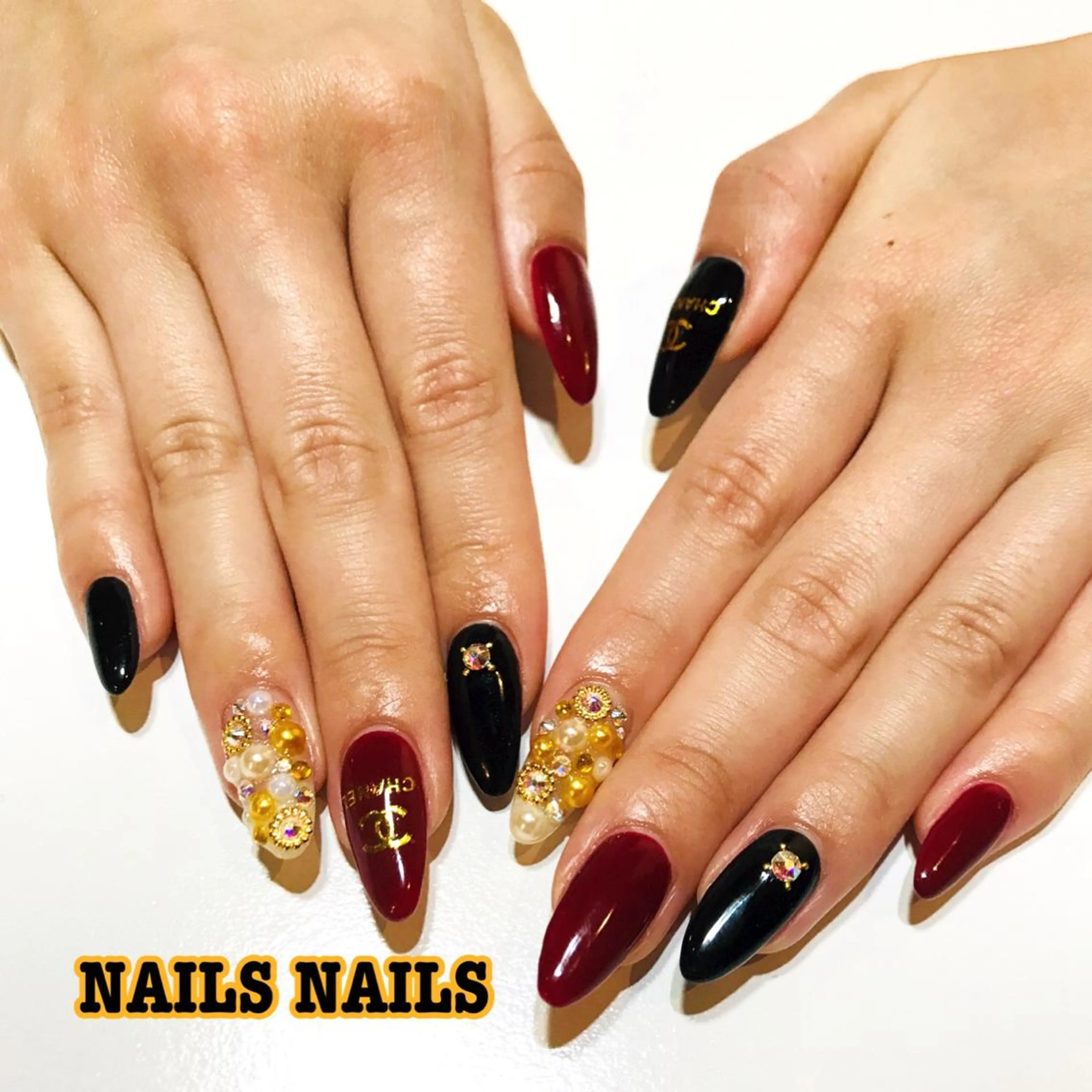 ネイル ボルドー ジェルネイル マットネイル 冬ネイル NAILSNAILS ERIKAのネイルデザイン