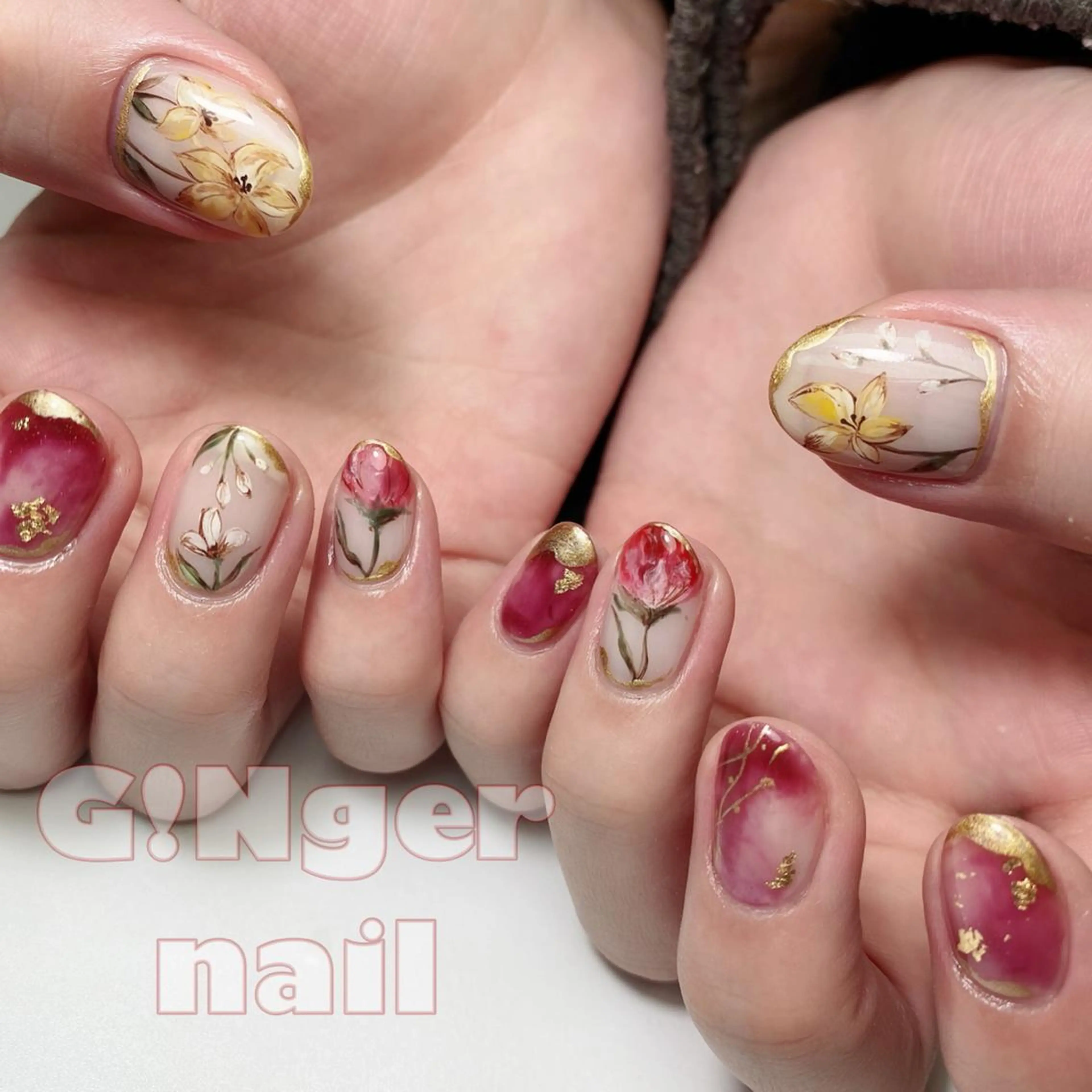 ネイル ハンドネイル ハンドケア GINGER NAIL所属・代々木 GINGERNAILのネイルデザイン