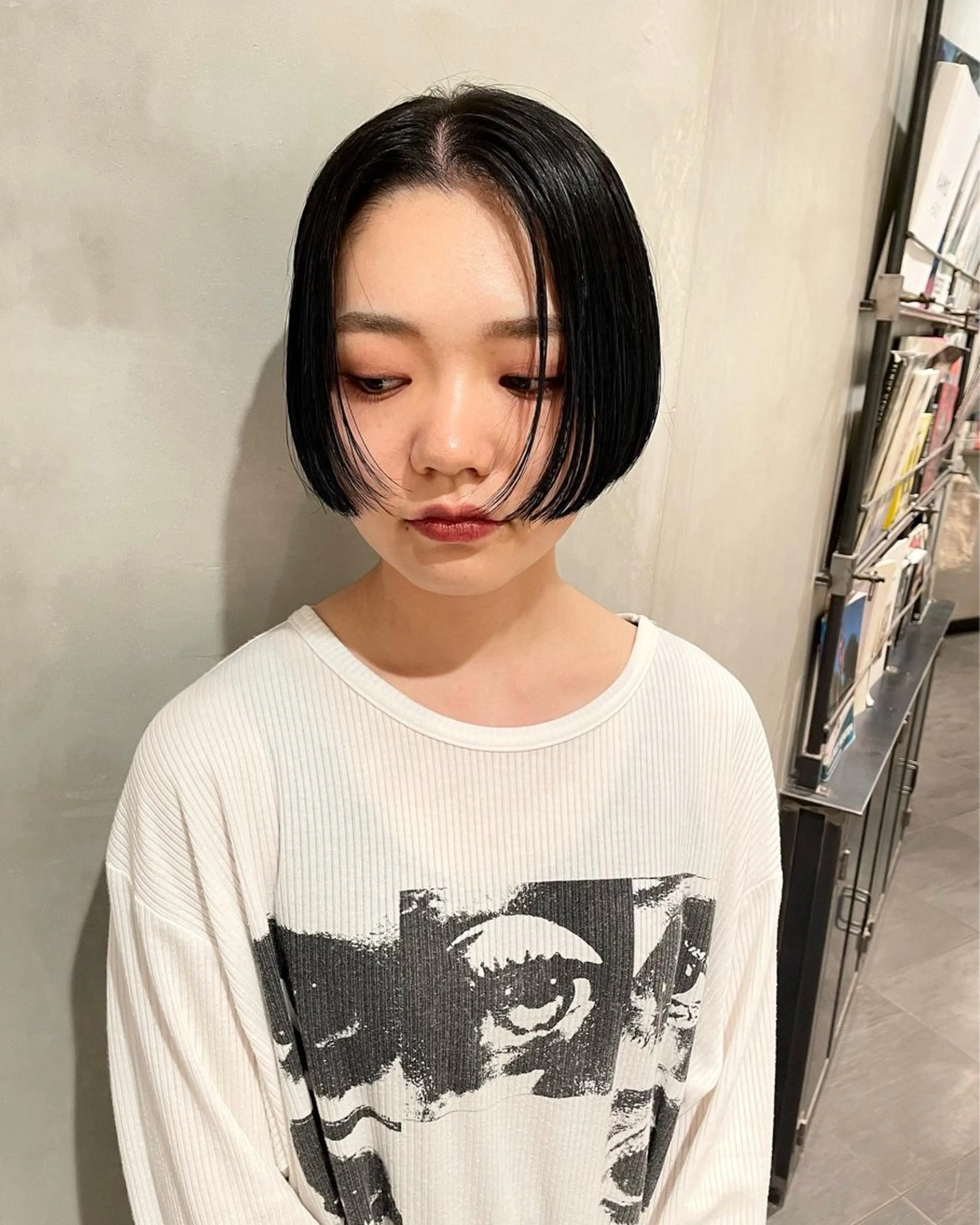 ショート カラー ヘアカラー トリートメント 優 作のヘアスタイル
