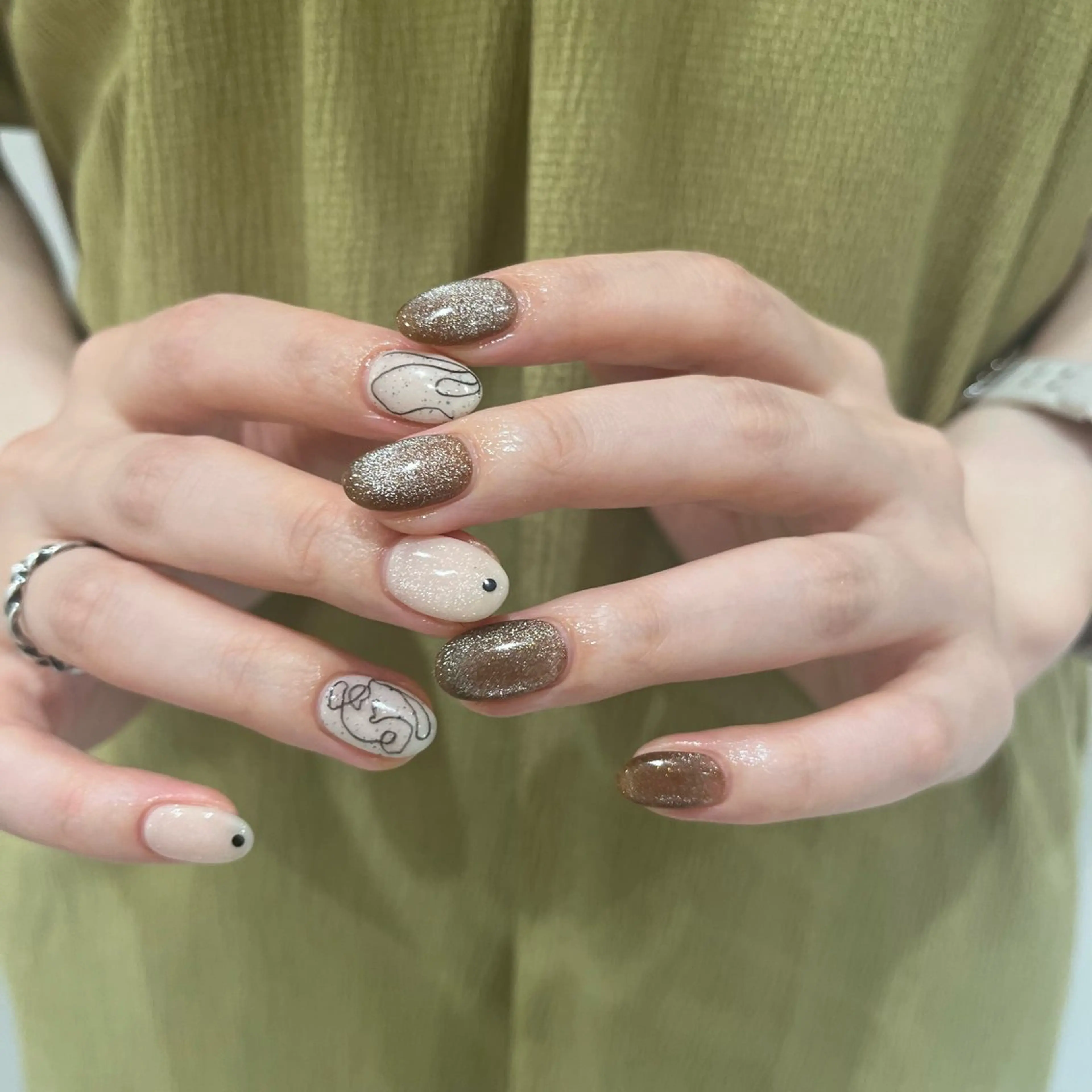 ネイル アートネイル 杏花梨 ROCCOnailのネイルデザイン