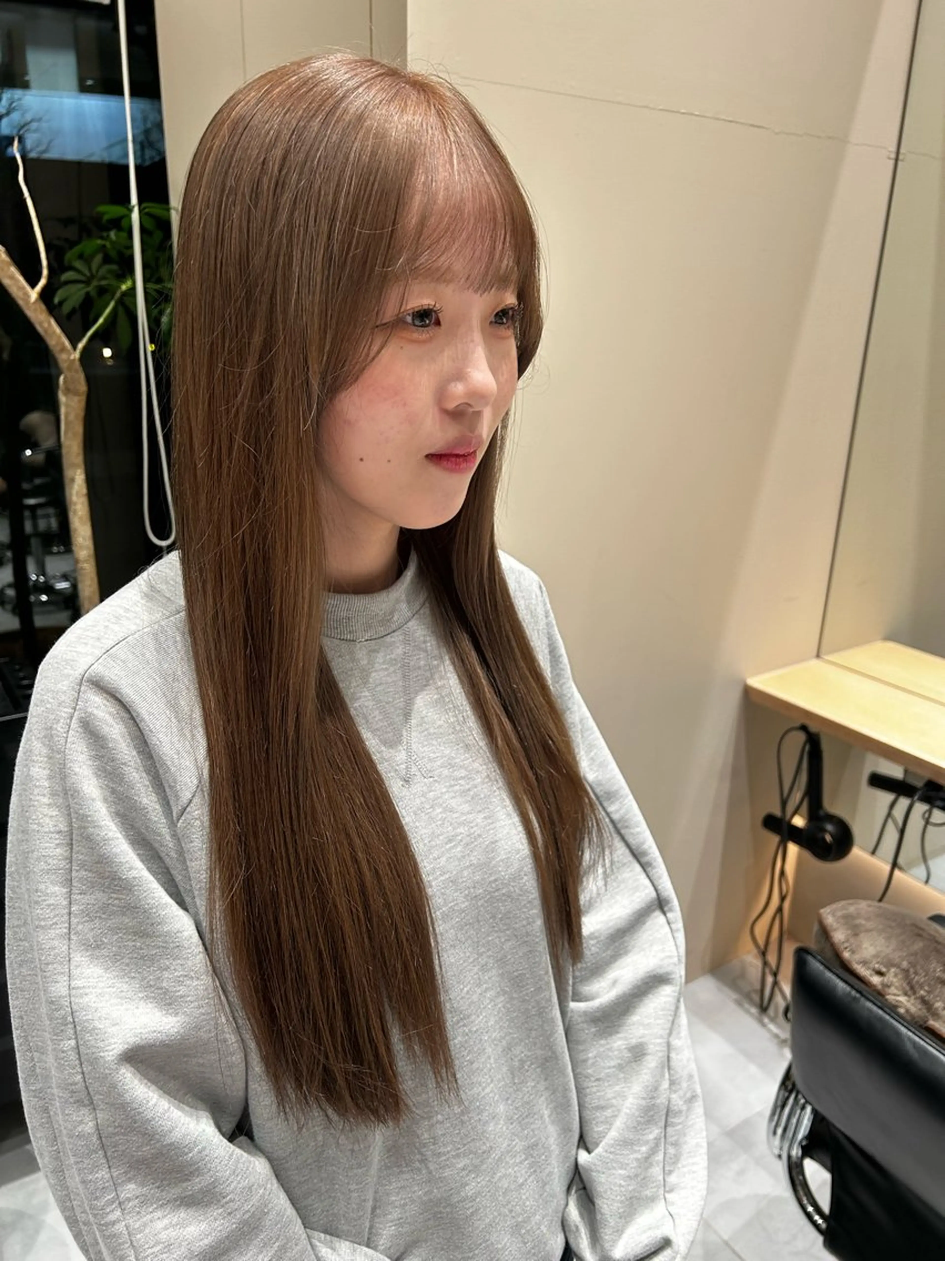 ロング カラー ベージュカラー 透明感カラー ヘアカラー トリートメント ヘアセット ショートカット/ ハイトーン🪼風香のヘアスタイル