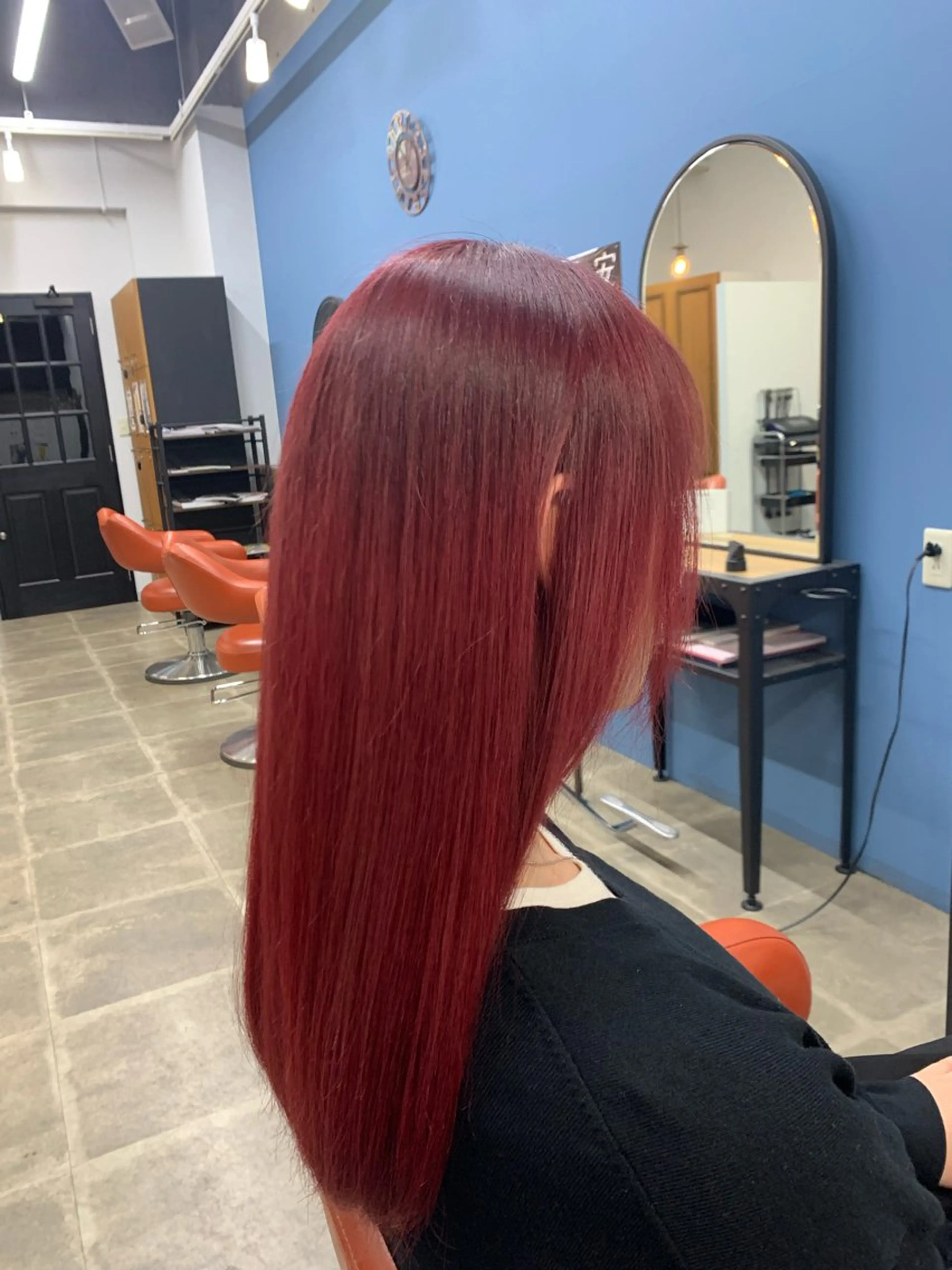 ロング カラー ブリーチ レッドカラー ヘアカラー Platiha所属・🍀Platiha 🍀TSUBASAのその他イメージ