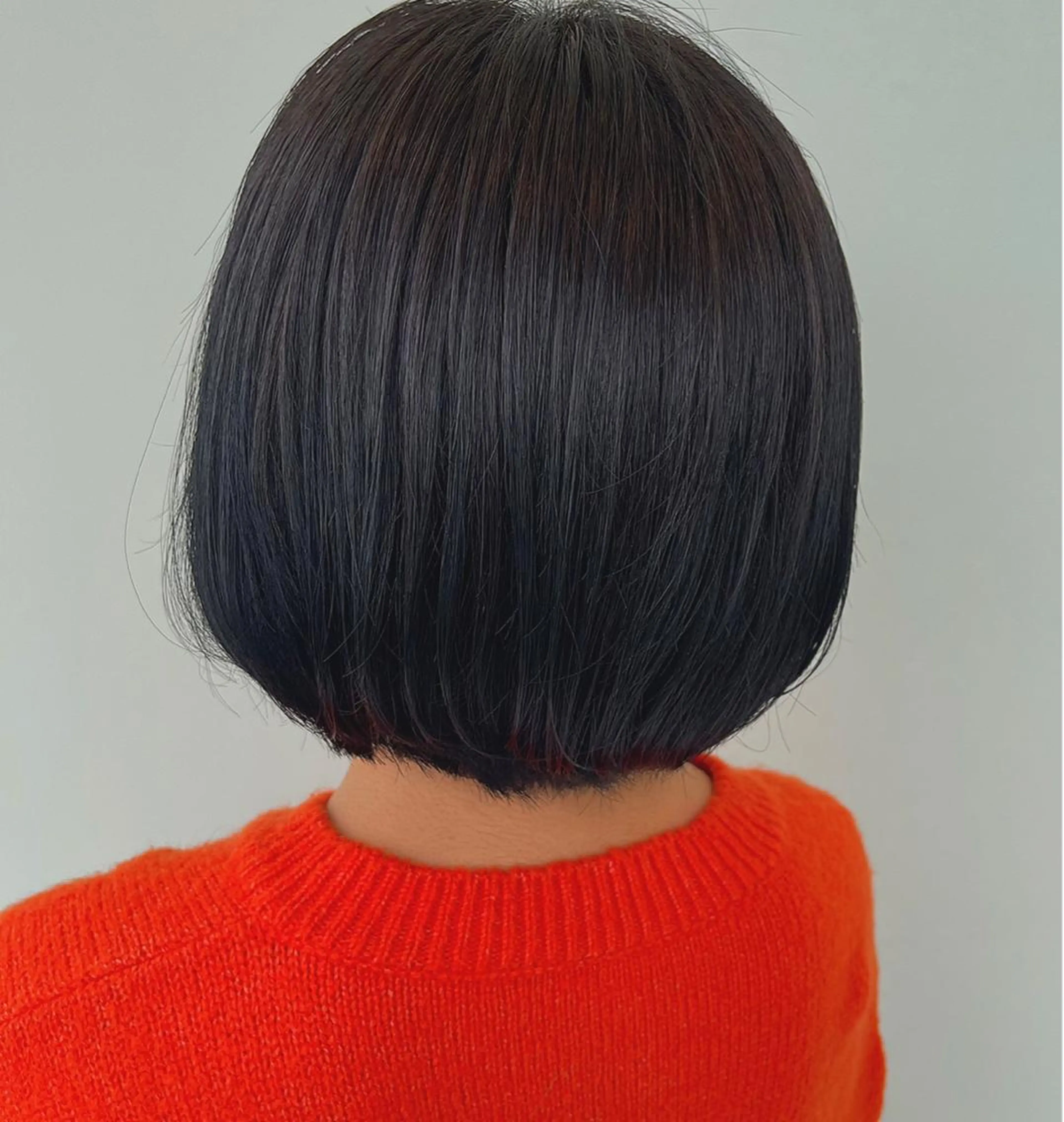 ショート カラー 黒髪 ブリーチ ブルーカラー ブルーブラック ブリーチなしカラー 🍏👑針生 愛佳👑🍏のヘアスタイル