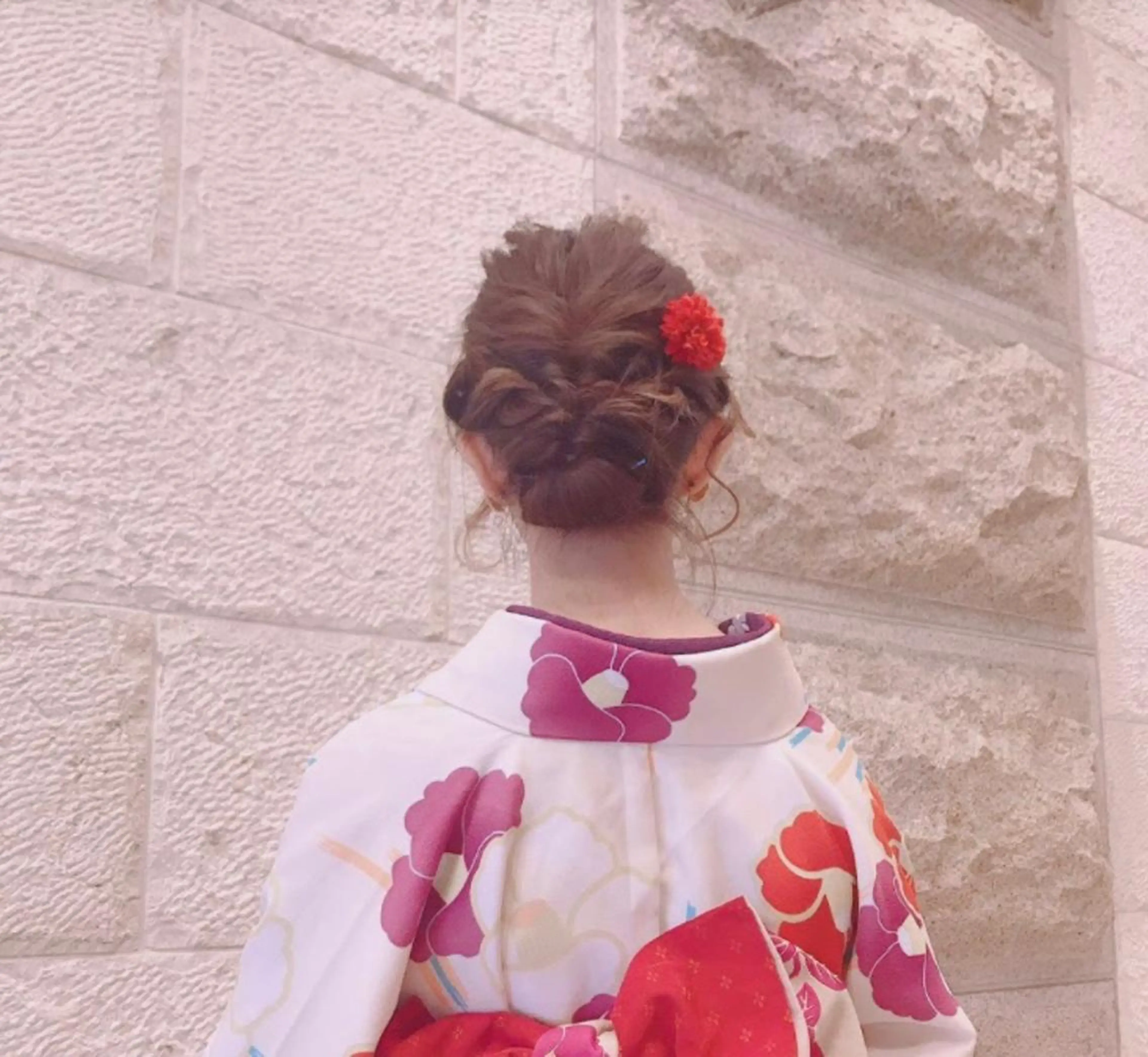 ヘアアレンジ 着物ヘア 河合 菜摘のヘアスタイル
