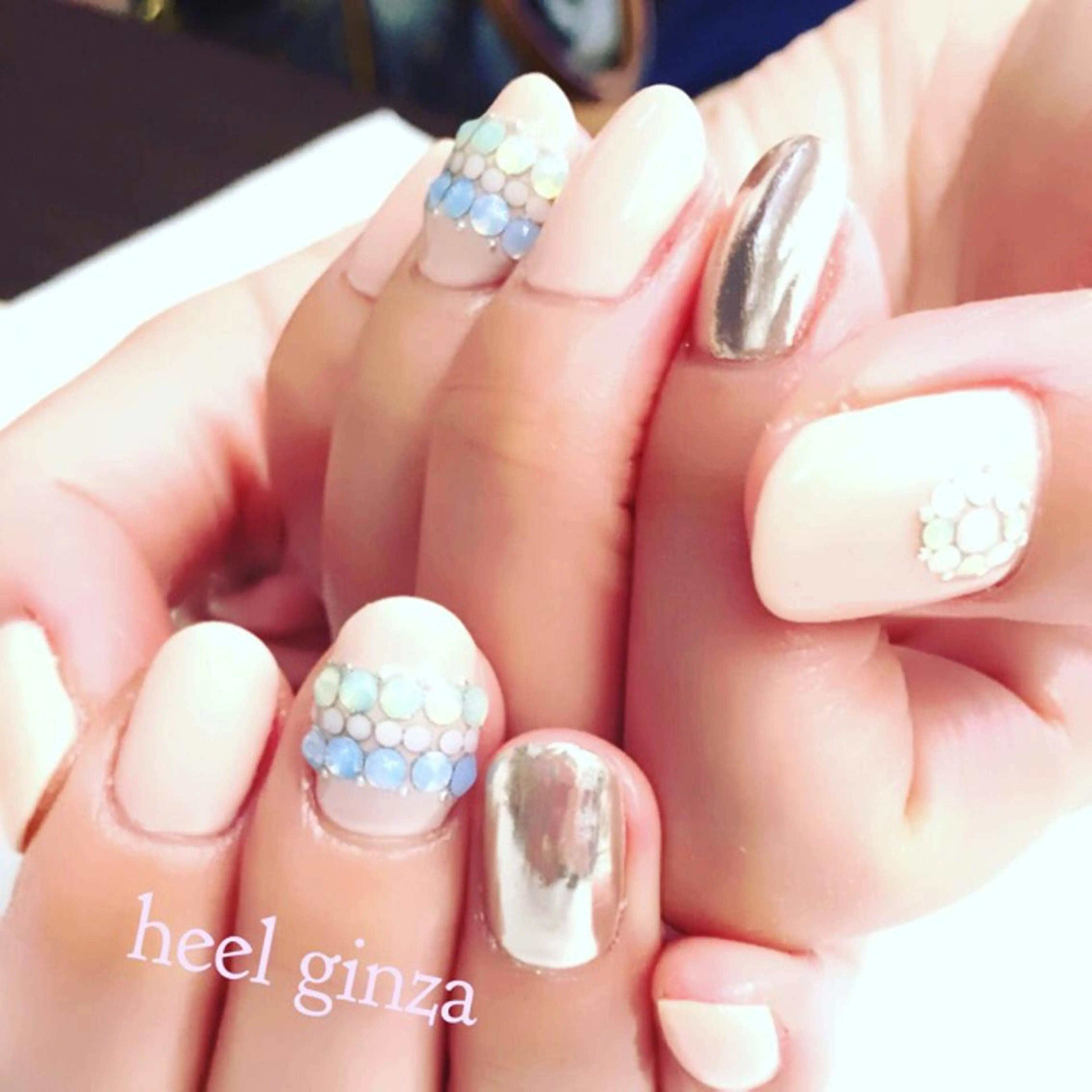 ネイル ミラーネイル miel nailのネイルデザイン