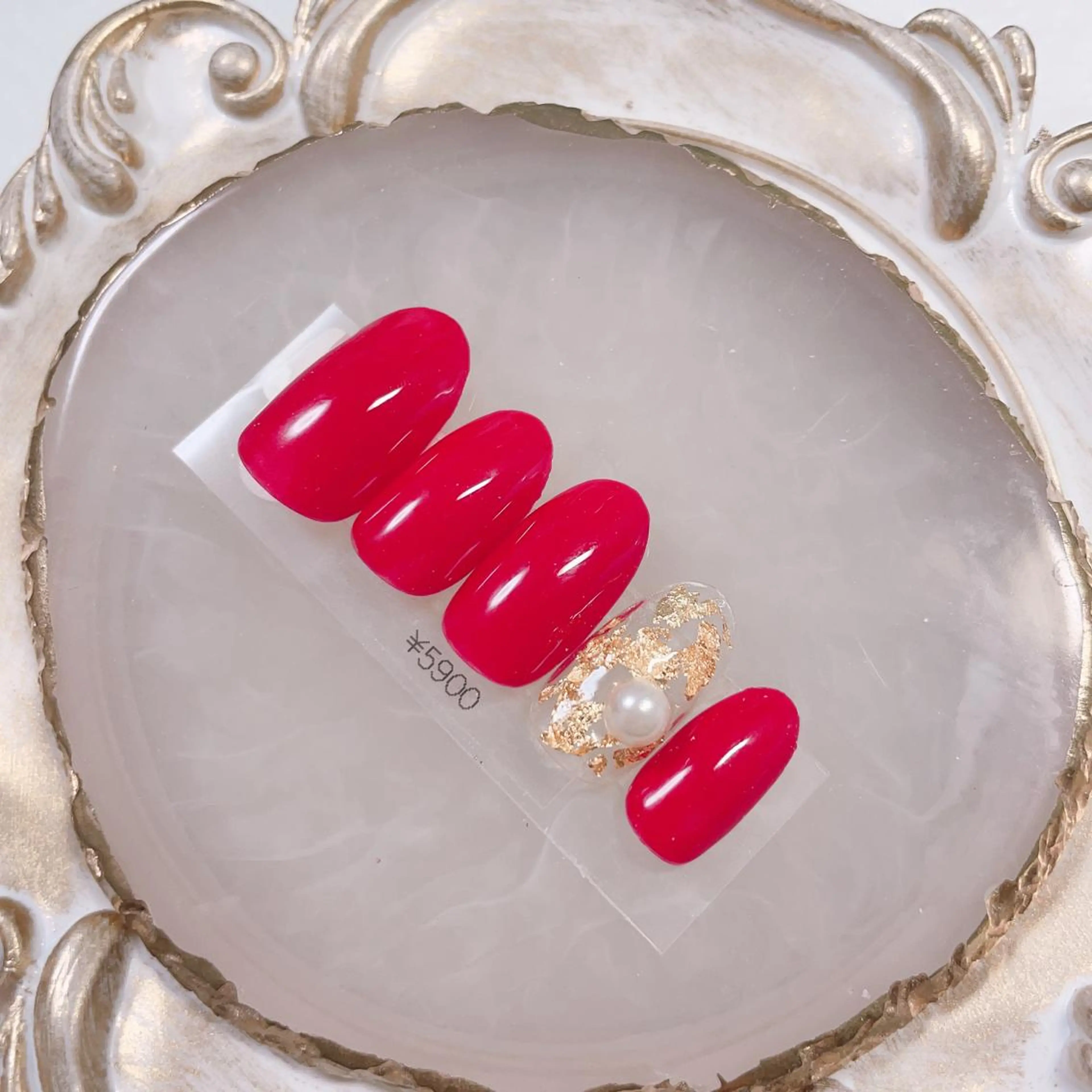 ネイル ニュアンスネイル 赤色 CHIARA nailsのネイルデザイン