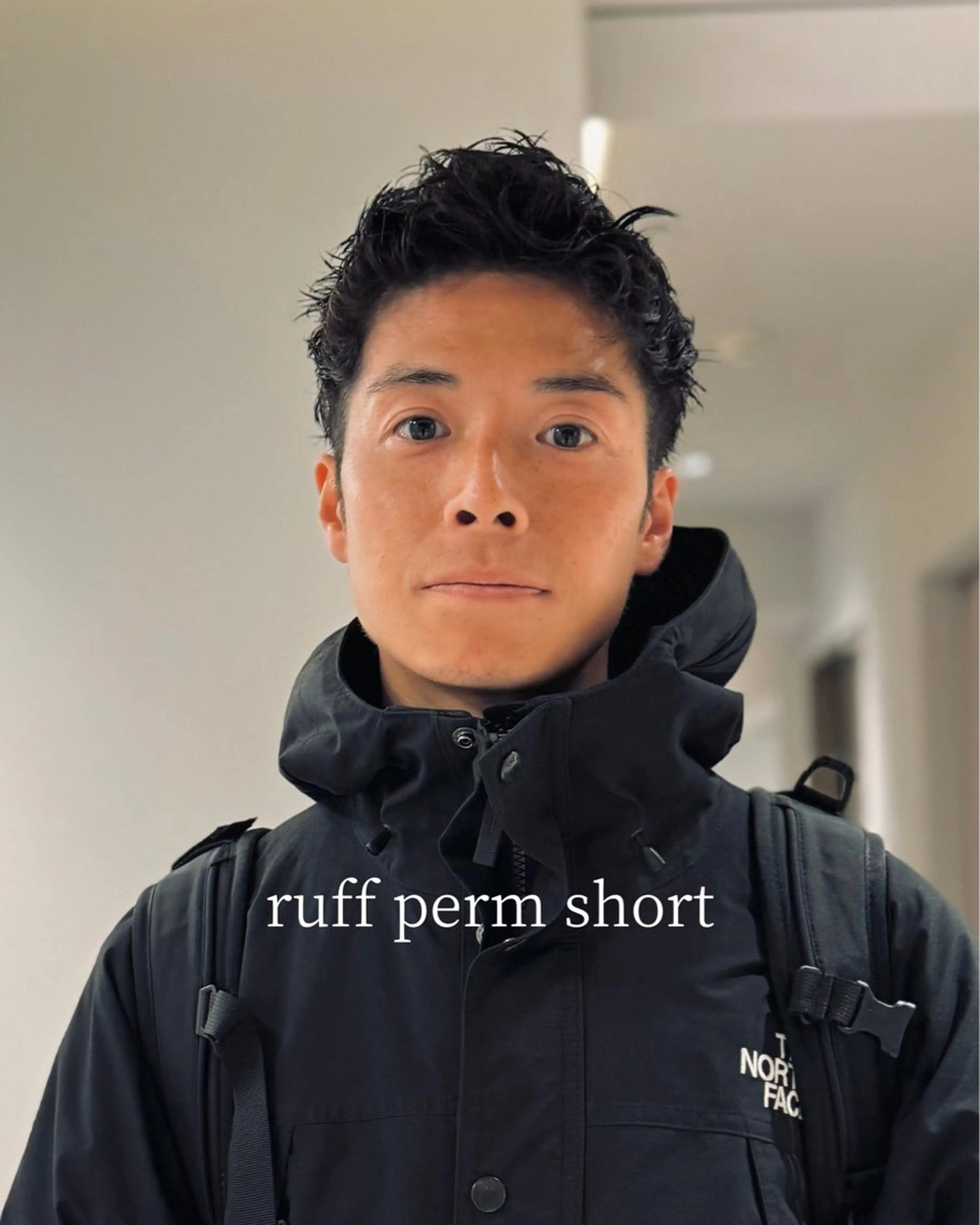 パーマ メンズ メンズパーマ 刈り上げ カット パーマ スパイキーショート 大人パーマ 丸山のヘアスタイル