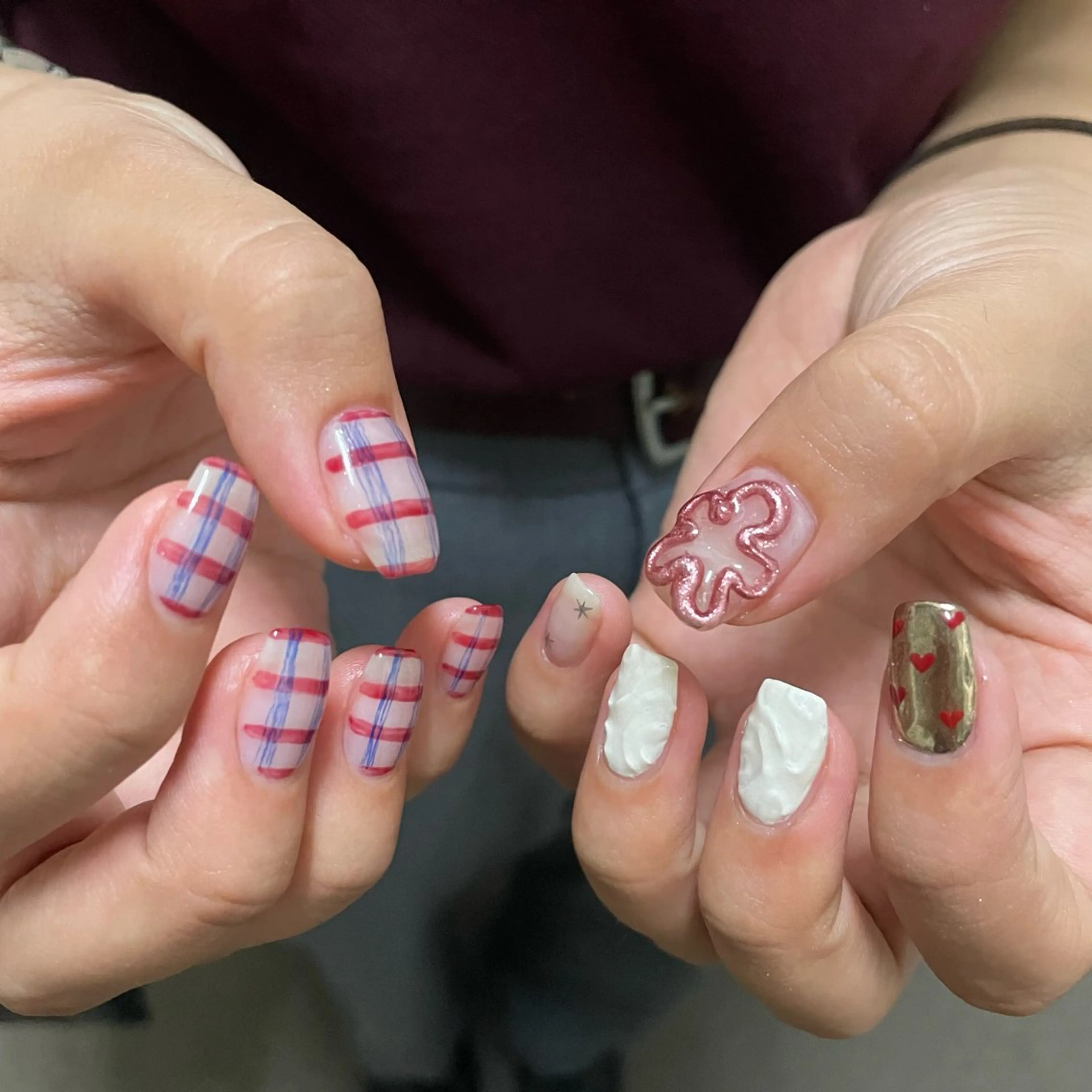 ネイル ハンドネイル カメレオン京橋🌻 草葉由佳のネイルデザイン