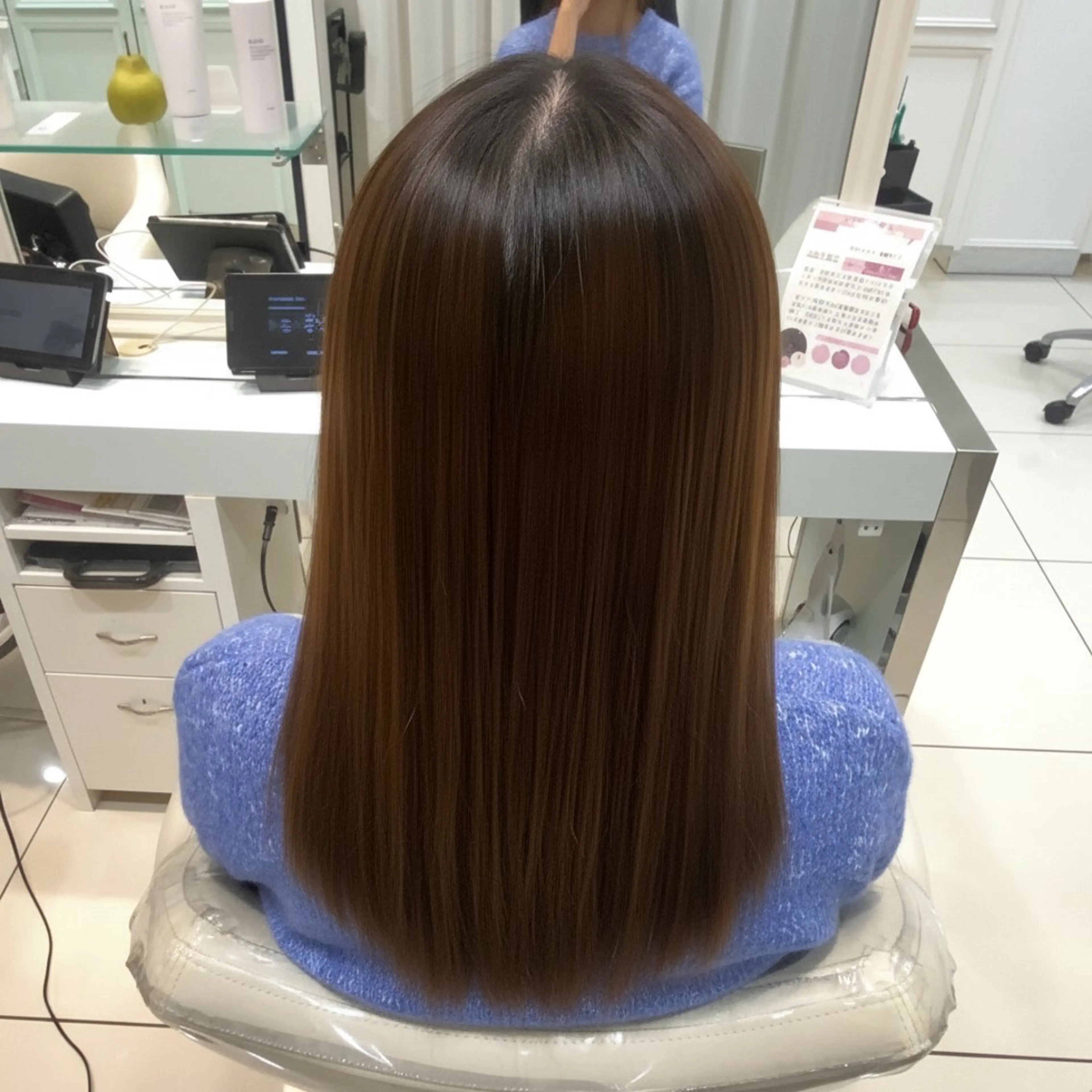 ロング 縮毛矯正 トリートメント ゆき／ 艶髪🫧縮毛矯正のヘアスタイル