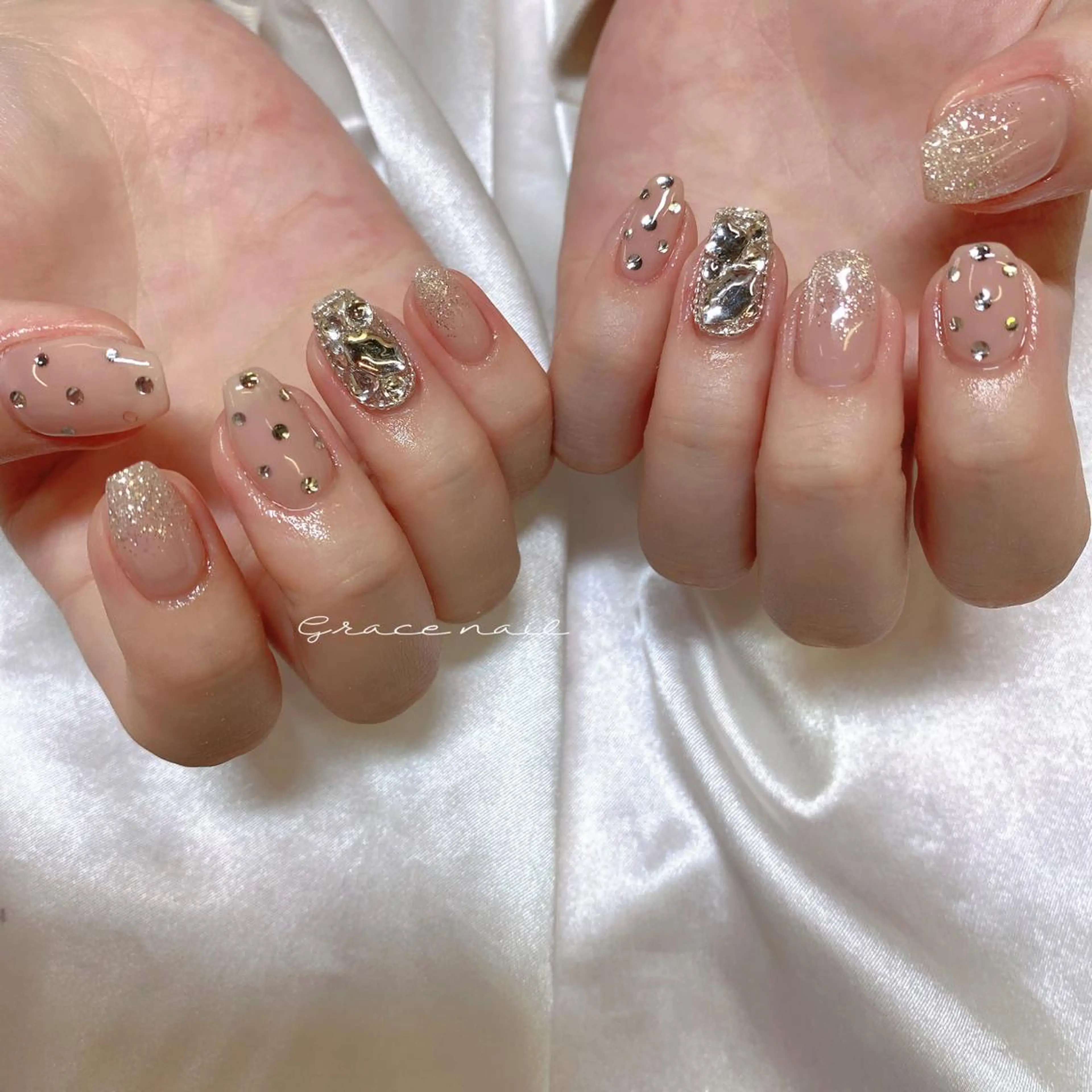 ネイル ハンドネイル ☆*｡Grace Nail｡*☆のネイルデザイン
