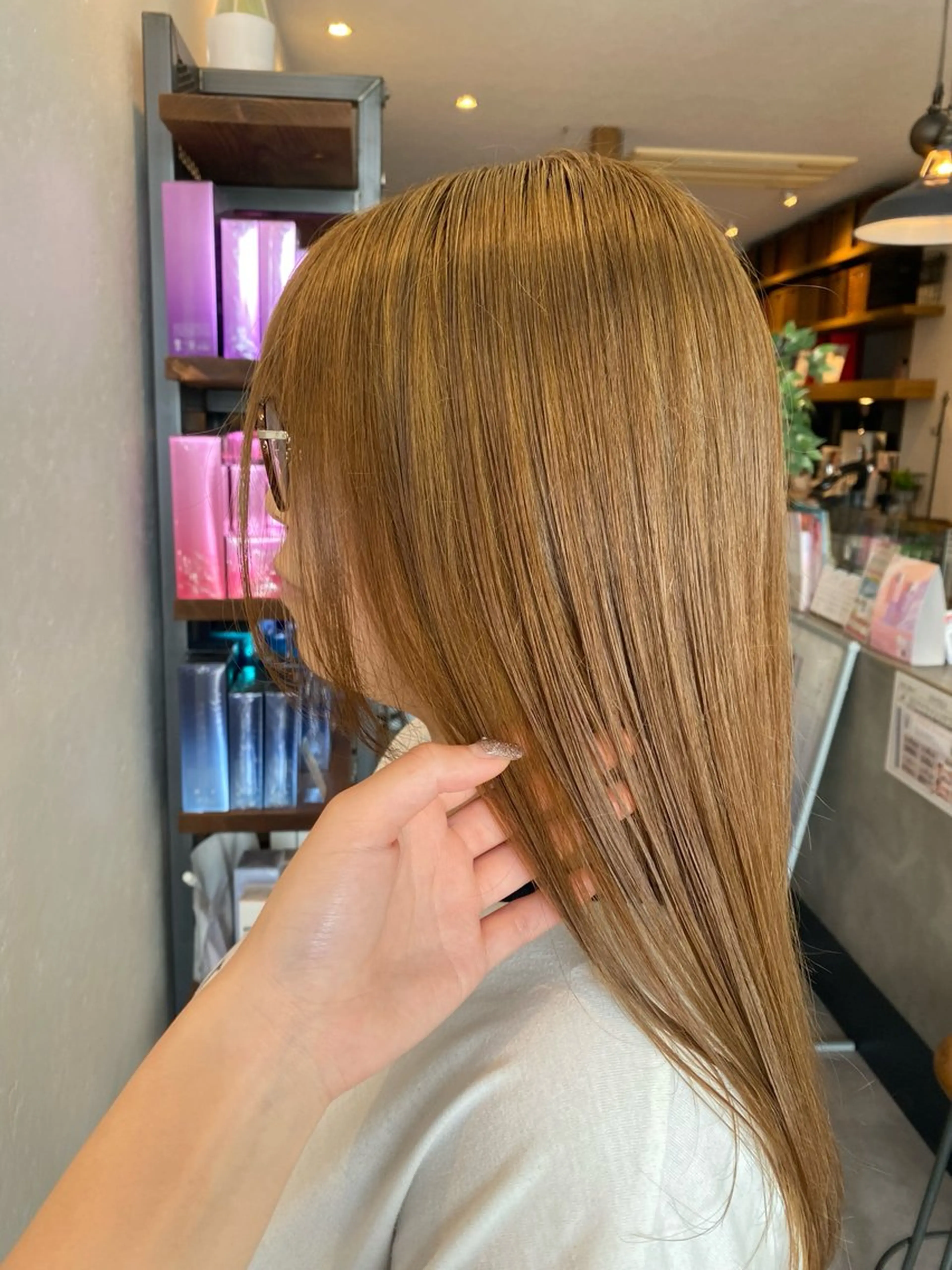ロング カット ヘアカラー MAHIRO🍒半田 /ブリーチ/カットのヘアスタイル