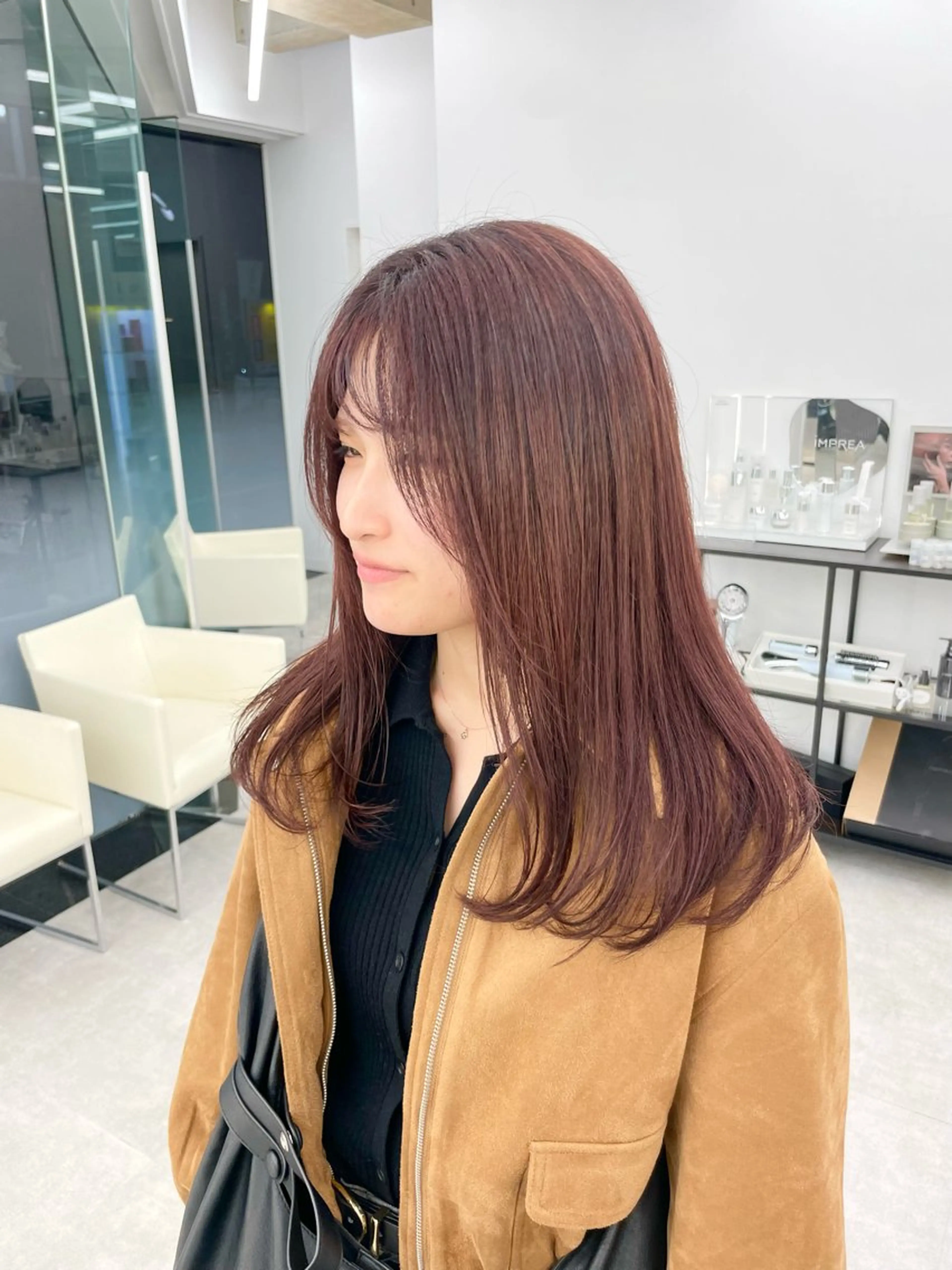 ロング カラー ヘアアレンジ 【Brown】おじま のぞみのヘアスタイル