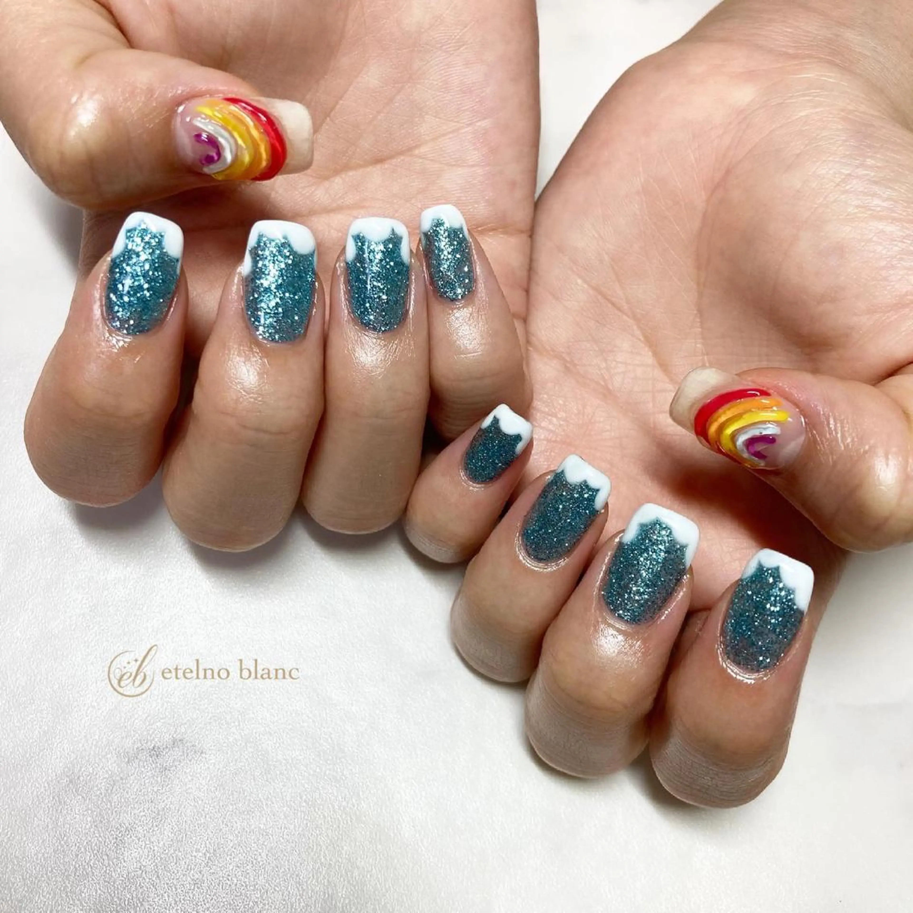 ネイル etelno blanc中目黒のネイルデザイン