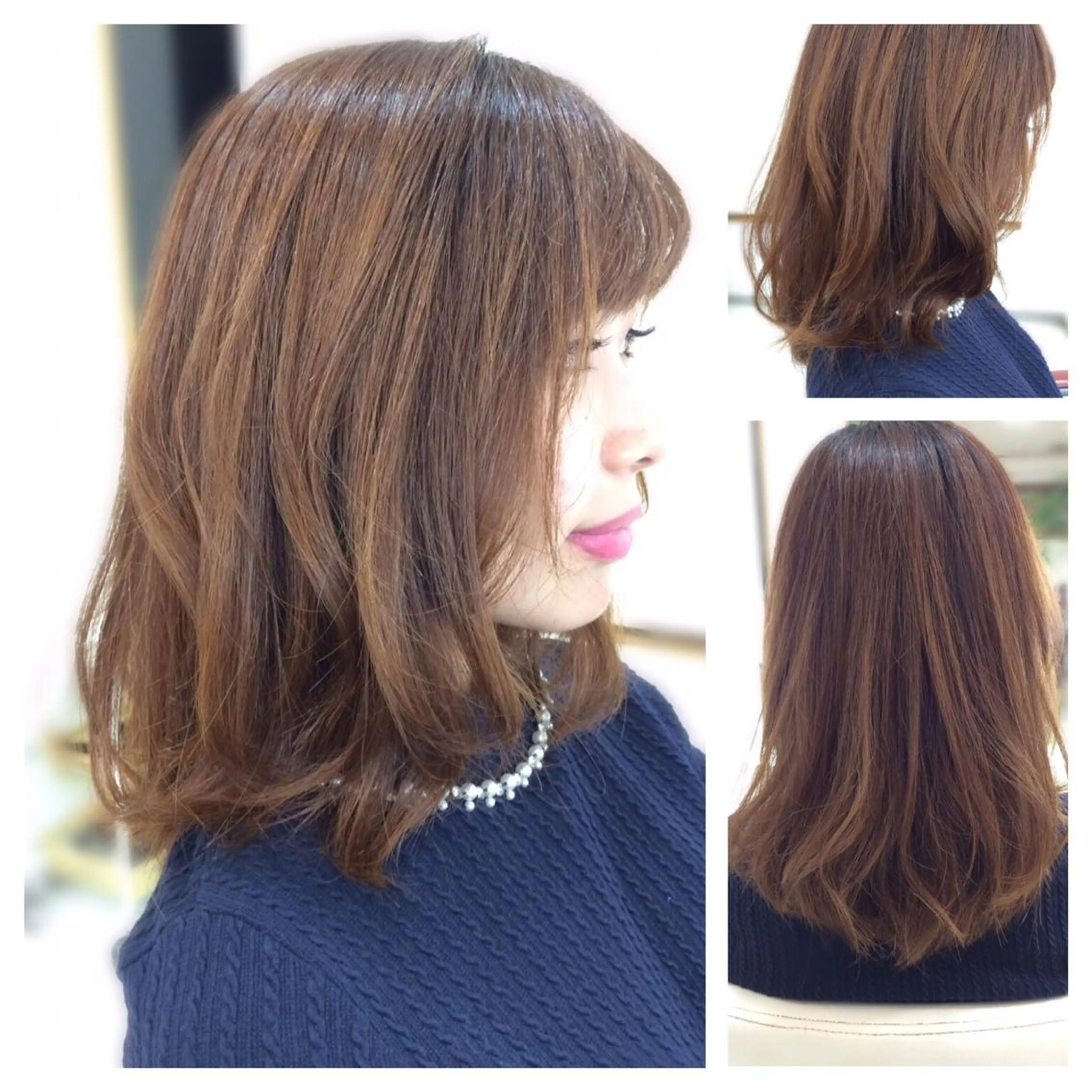 ミディアム いけだ ゆうのヘアスタイル