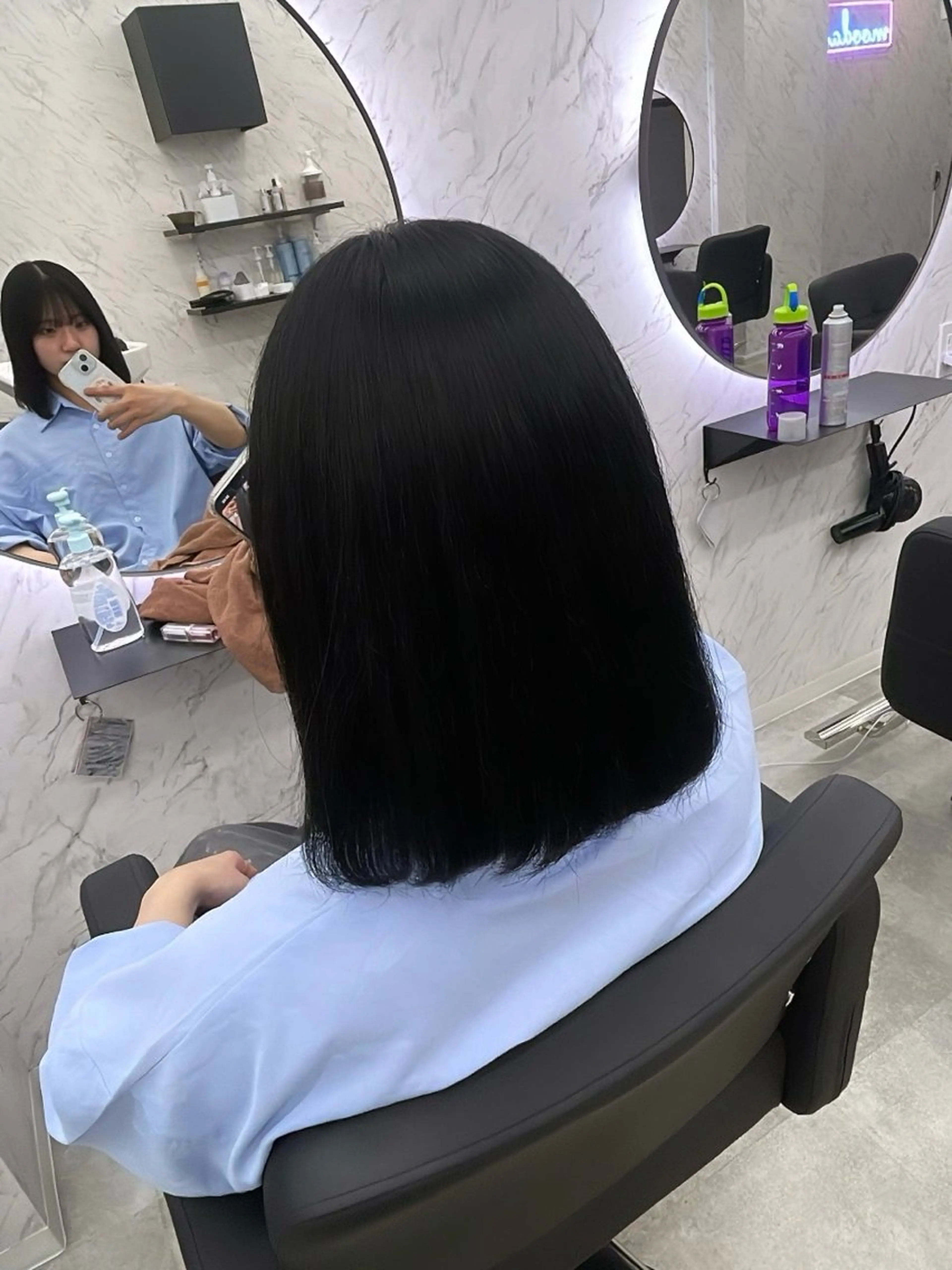 ロング カラー ヘアカラー hair salon dot. mooda 韓国風サロン 町田店所属・韓国風ヘア🎀🩶 /♡𝓝𝓸𝓪♡のヘアスタイル