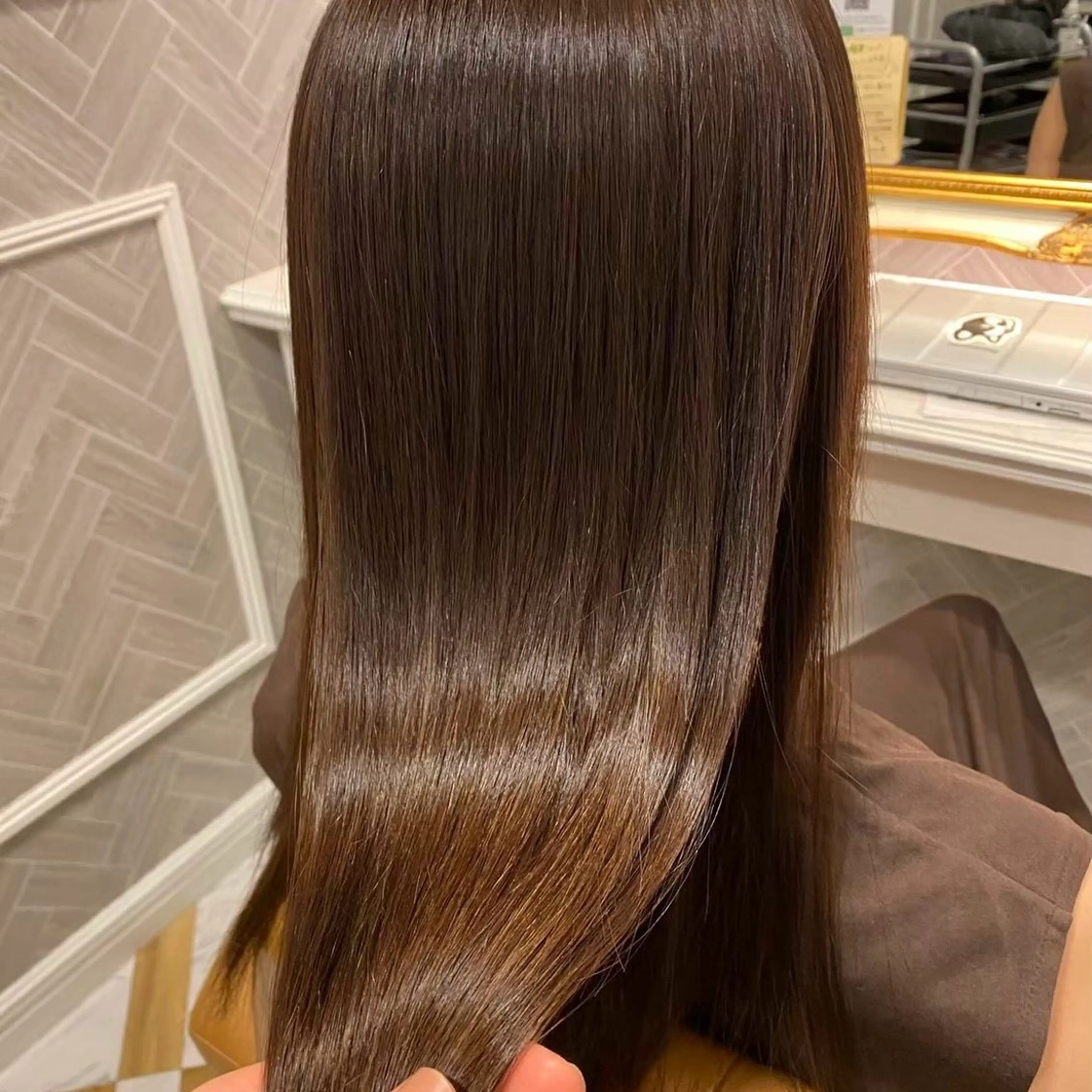 カラー 石堂 菜々美／艶カラー🫧のヘアスタイル