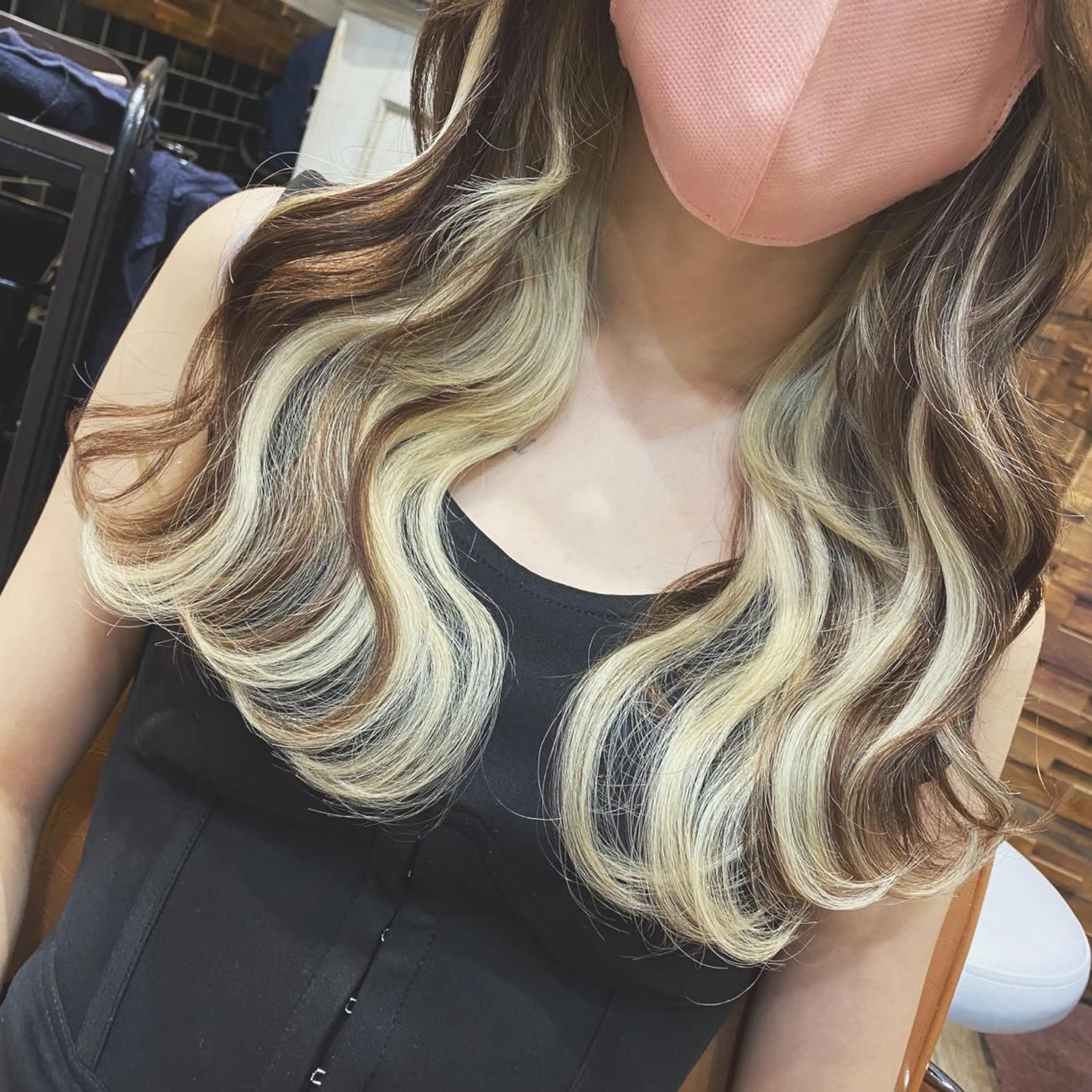 セミロング プルエクステ エクステ Fi-Ne 八戸のヘアスタイル