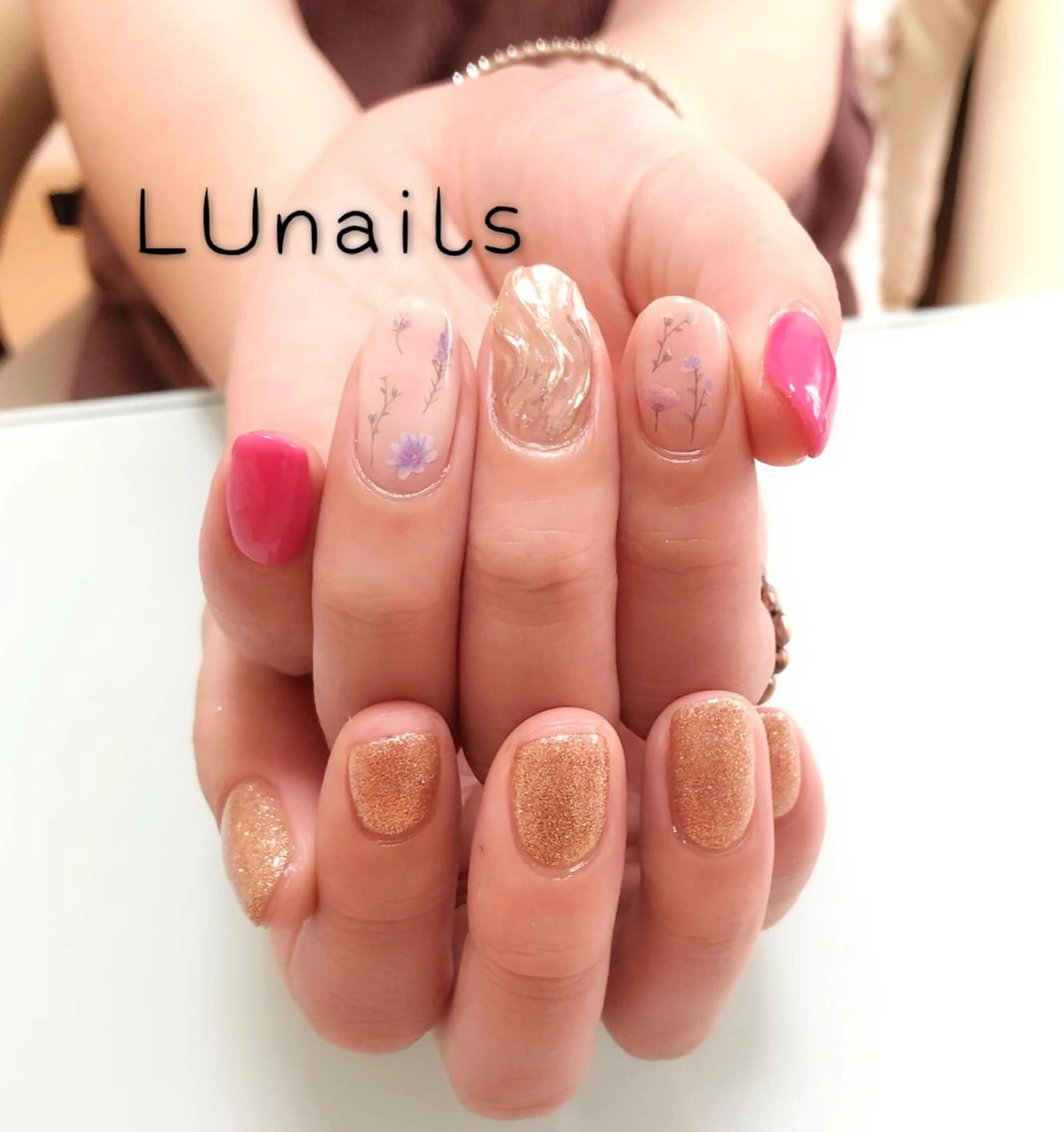 ネイル LUnails MAHOのネイルデザイン