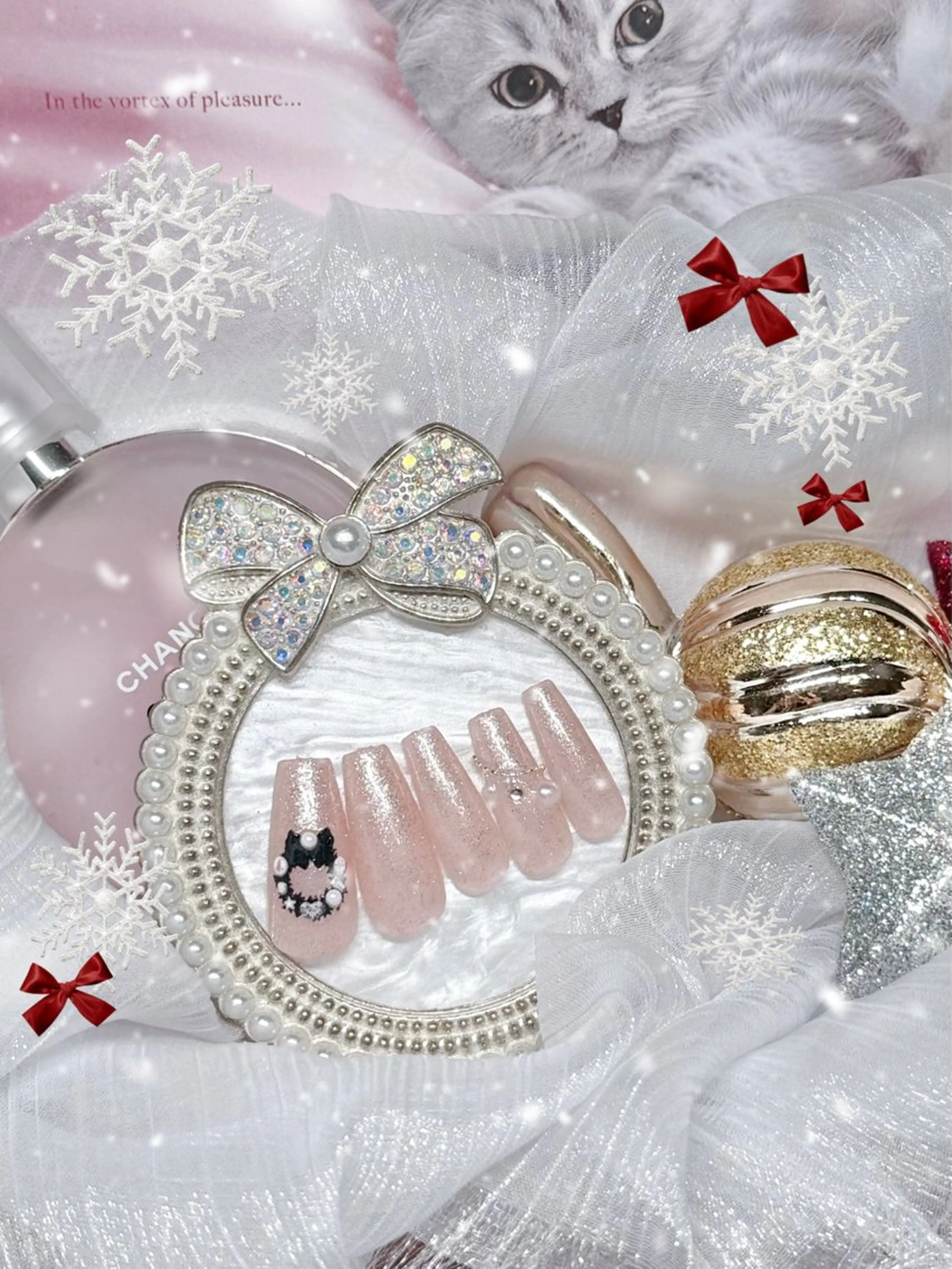 🩵【minimo限定/練習モデル募集】12月限定☆オフなしクリスマスネイル🎄🩵の写真