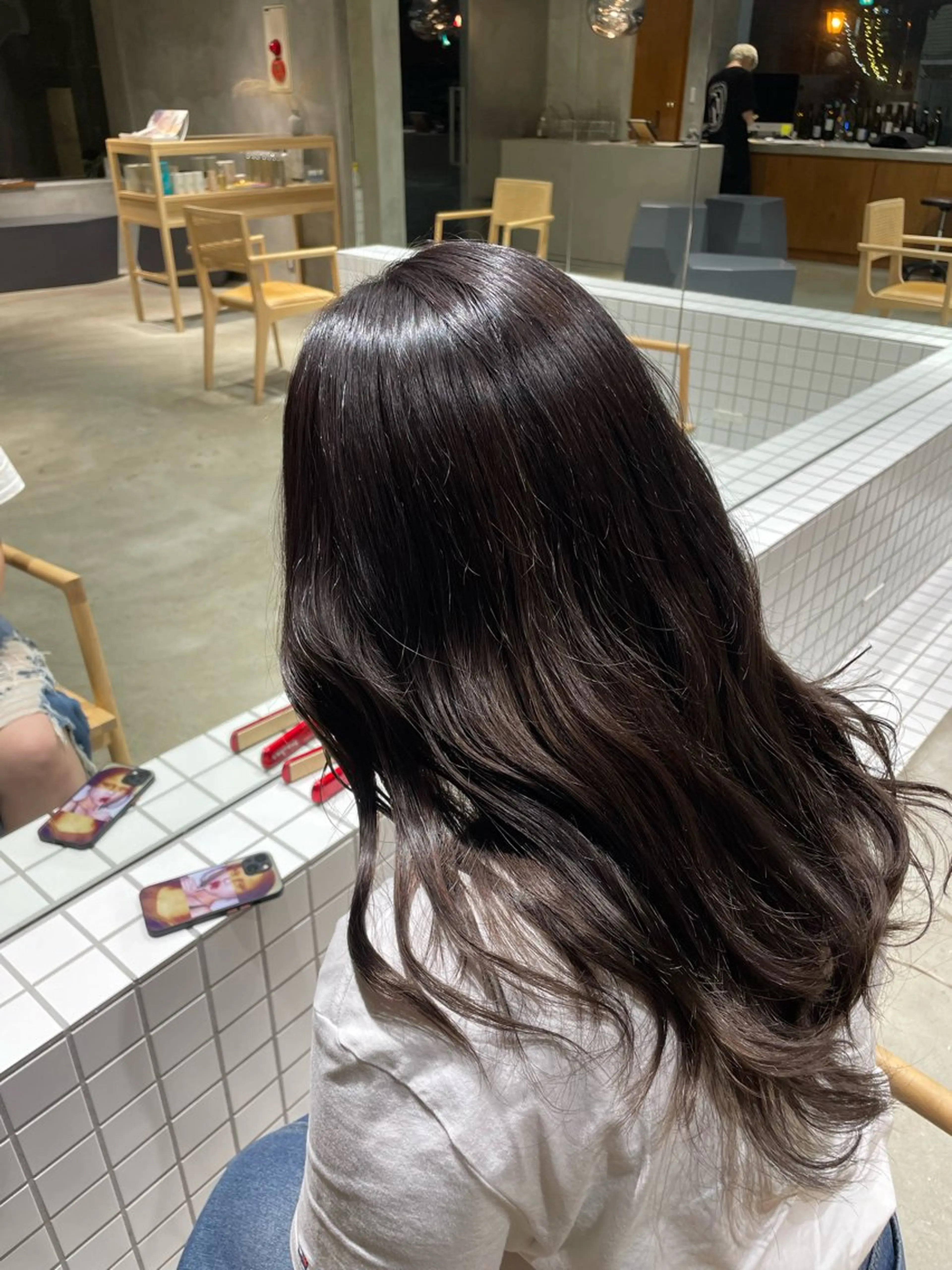 ロング カラー 頼金 愛海のヘアスタイル