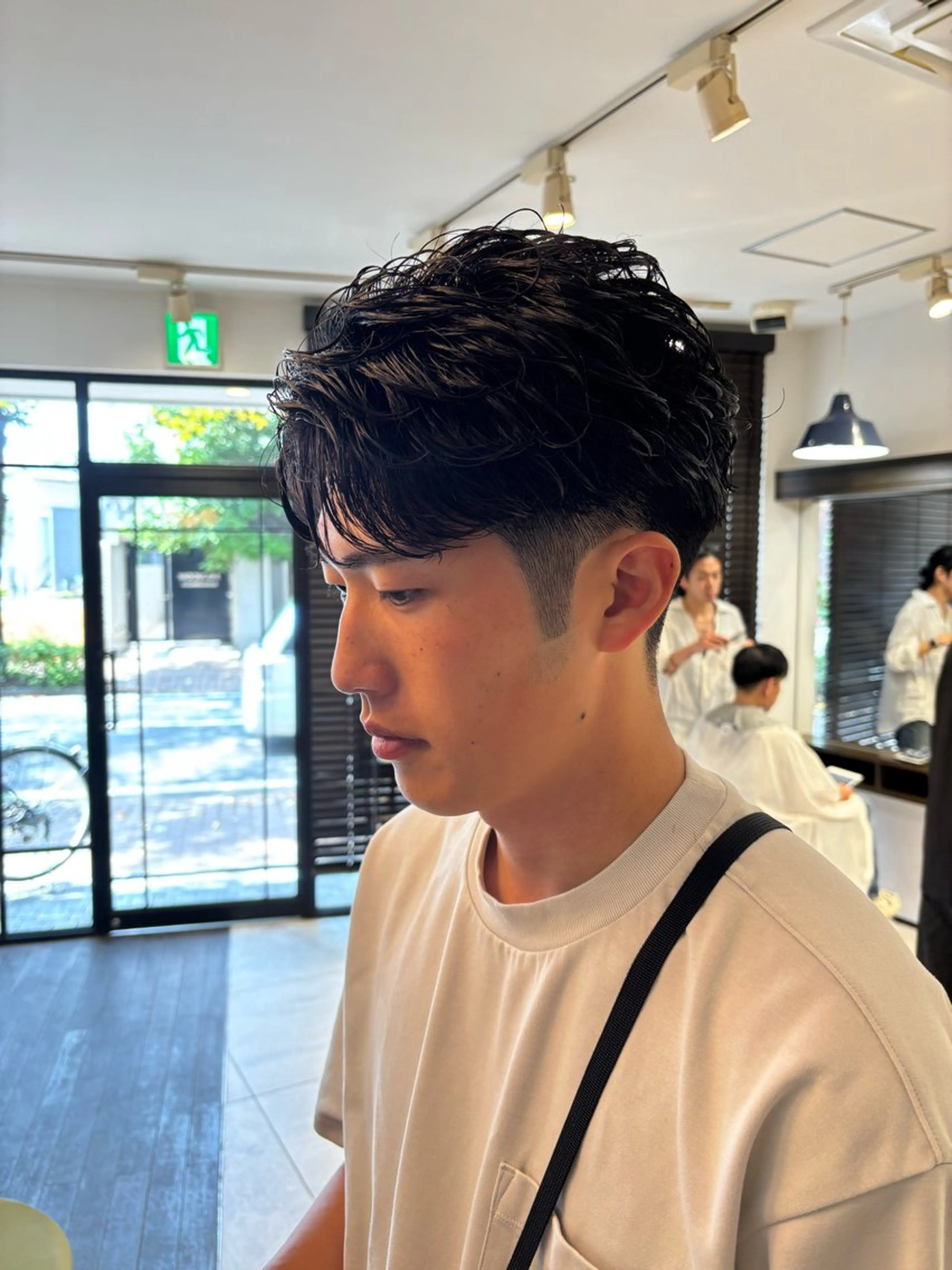 ショート パーマ メンズパーマ/ 上原琉介のヘアスタイル