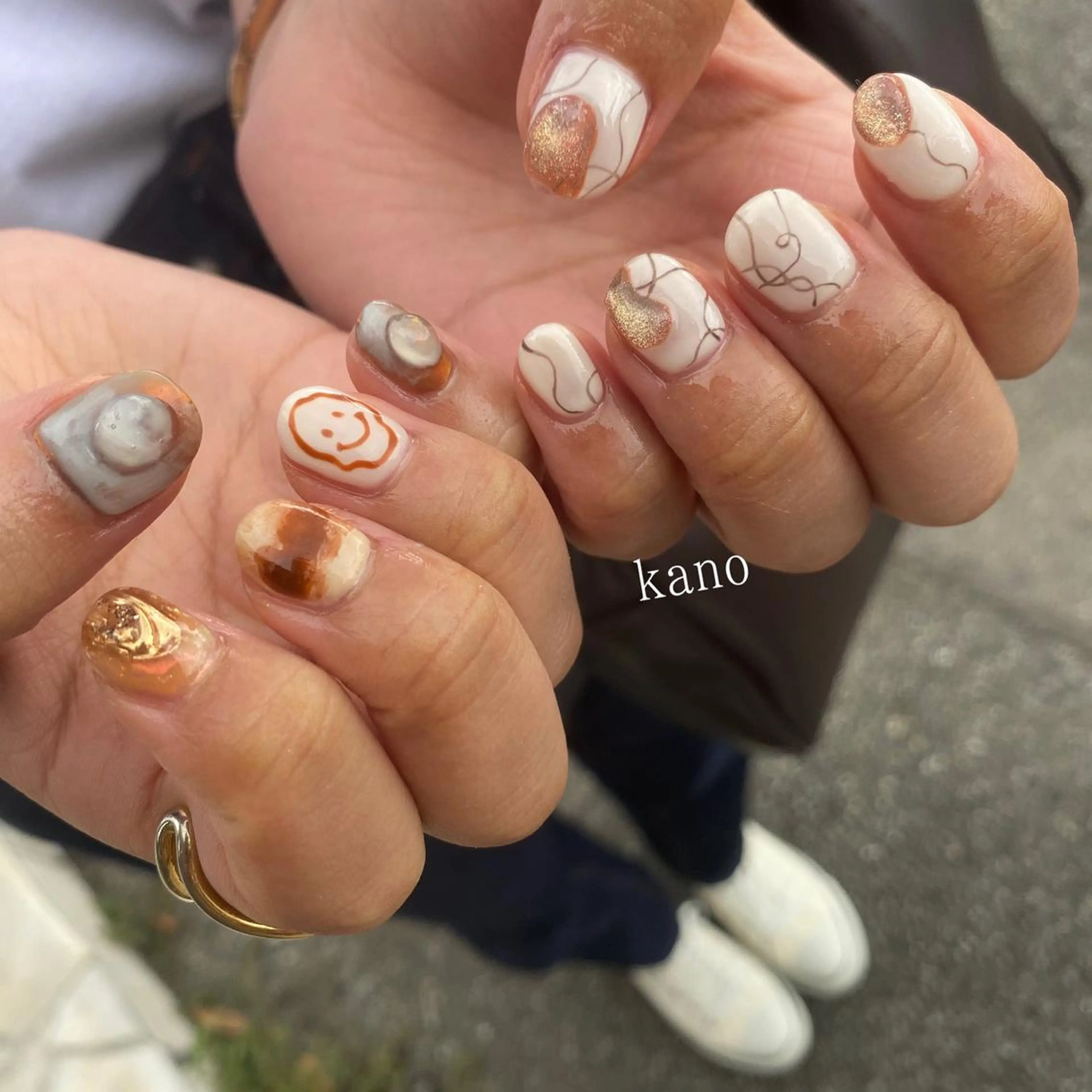 ネイル ハンドネイル måNe(モーネ)/ Kano .のネイルデザイン