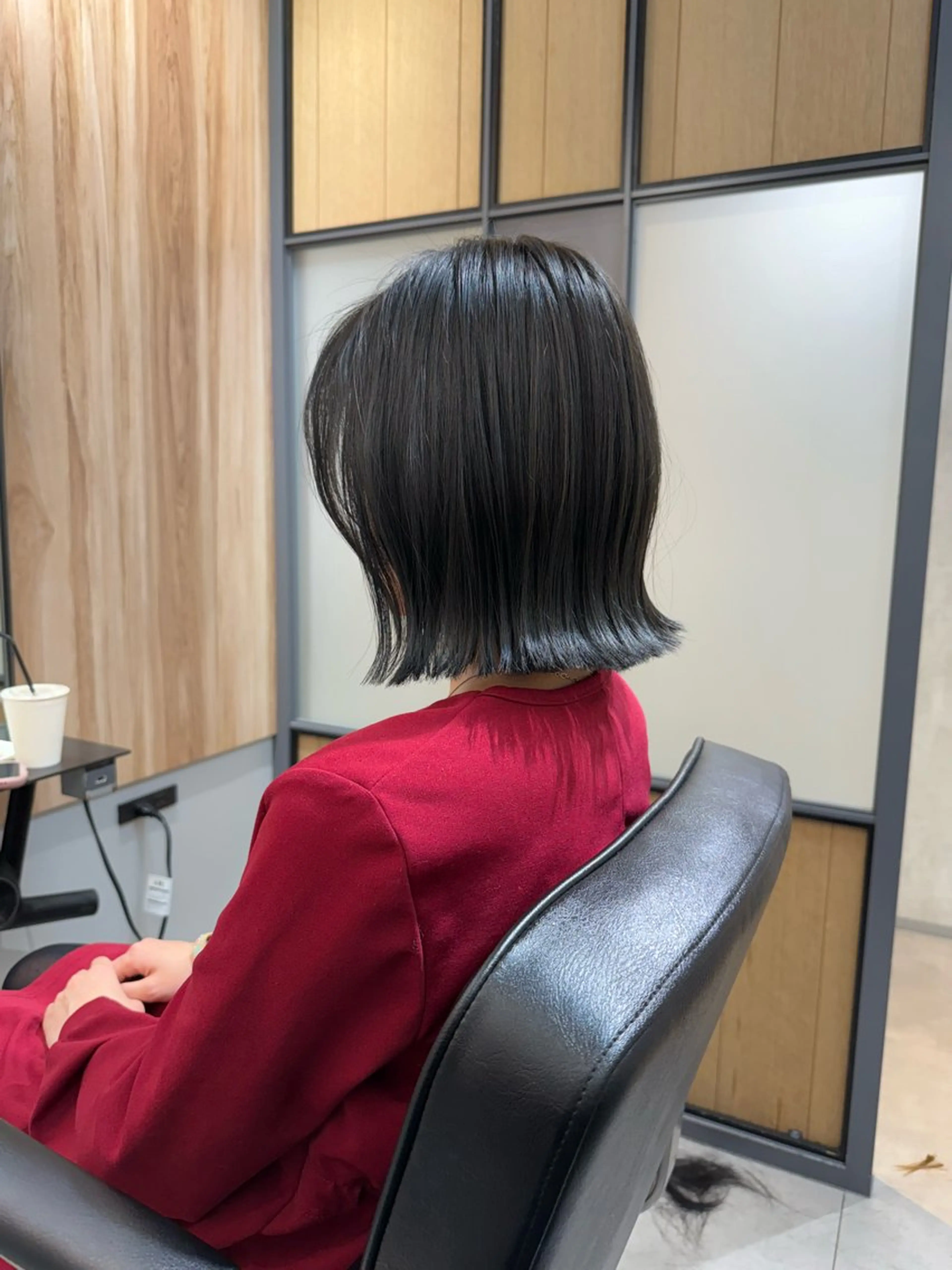 ショート カラー ボブ レイヤーカット カット ヘアカラー トリートメント 神戸ボブ✂️ ioe三宮/田 伸佳のヘアスタイル