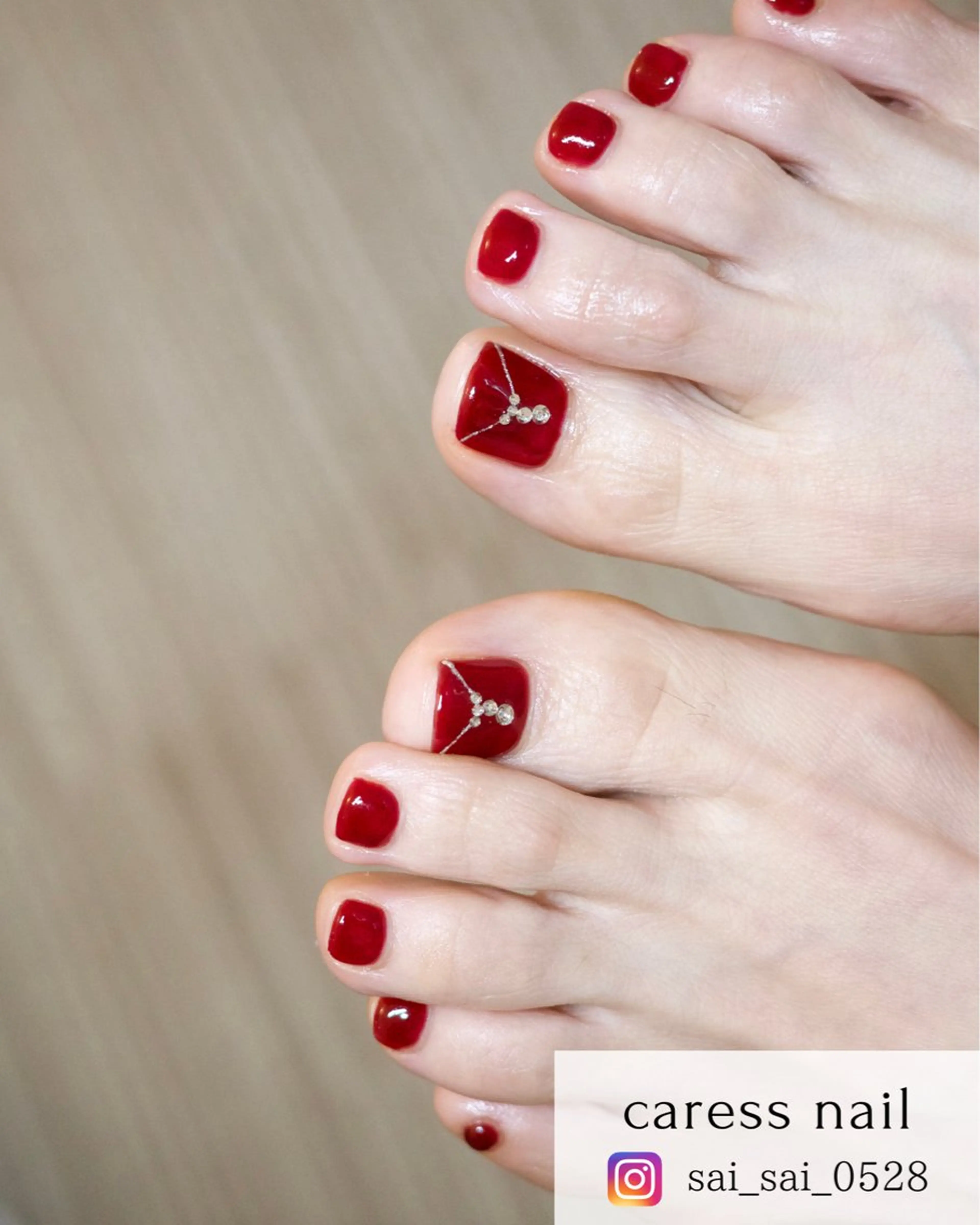 ネイル caress  nail カレスネイル　代々木上原所属・カレスネイル さいのネイルデザイン