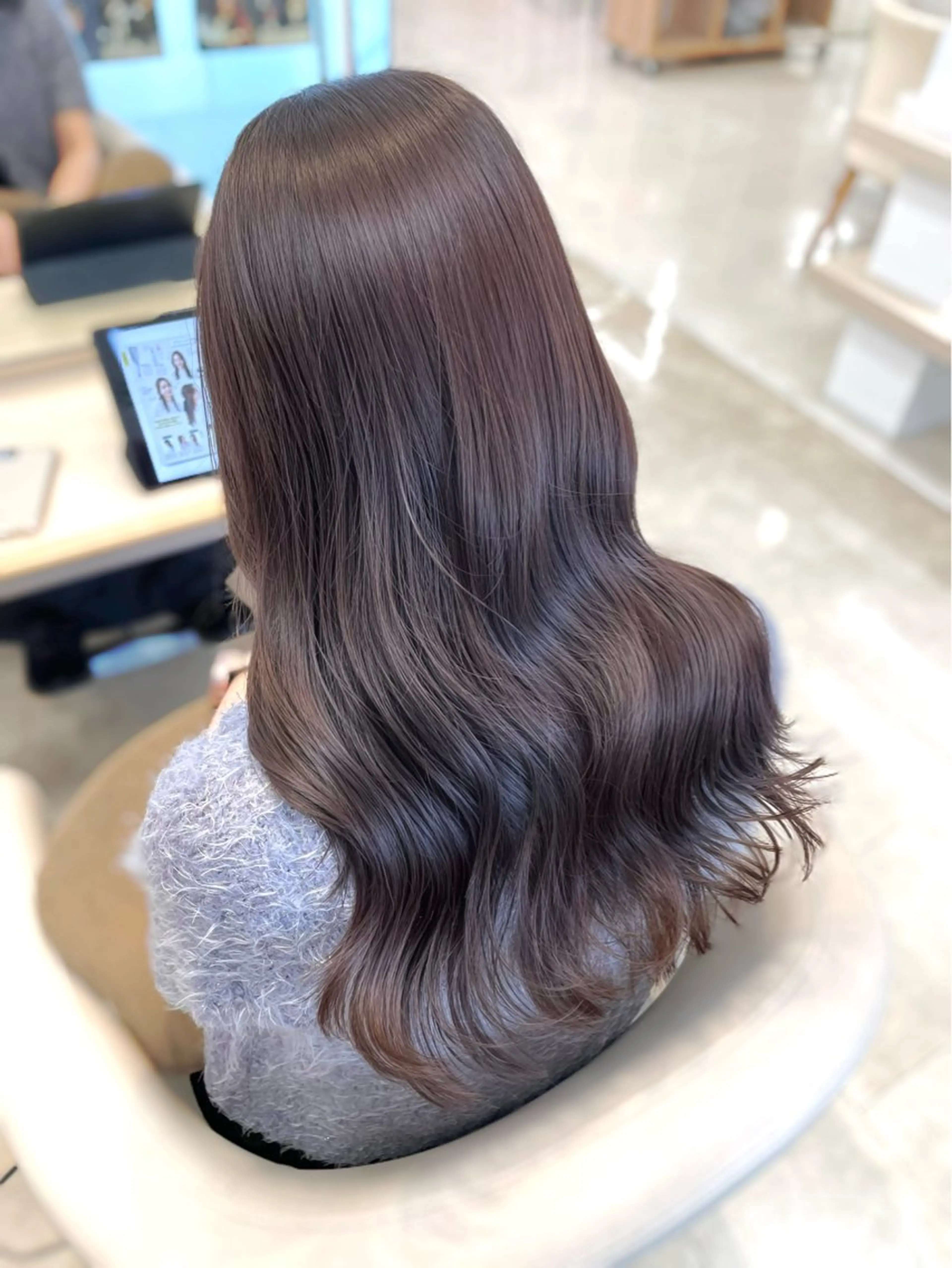 ロング カラー 透明感/髪質改善カラ ー/🎀AOのヘアスタイル