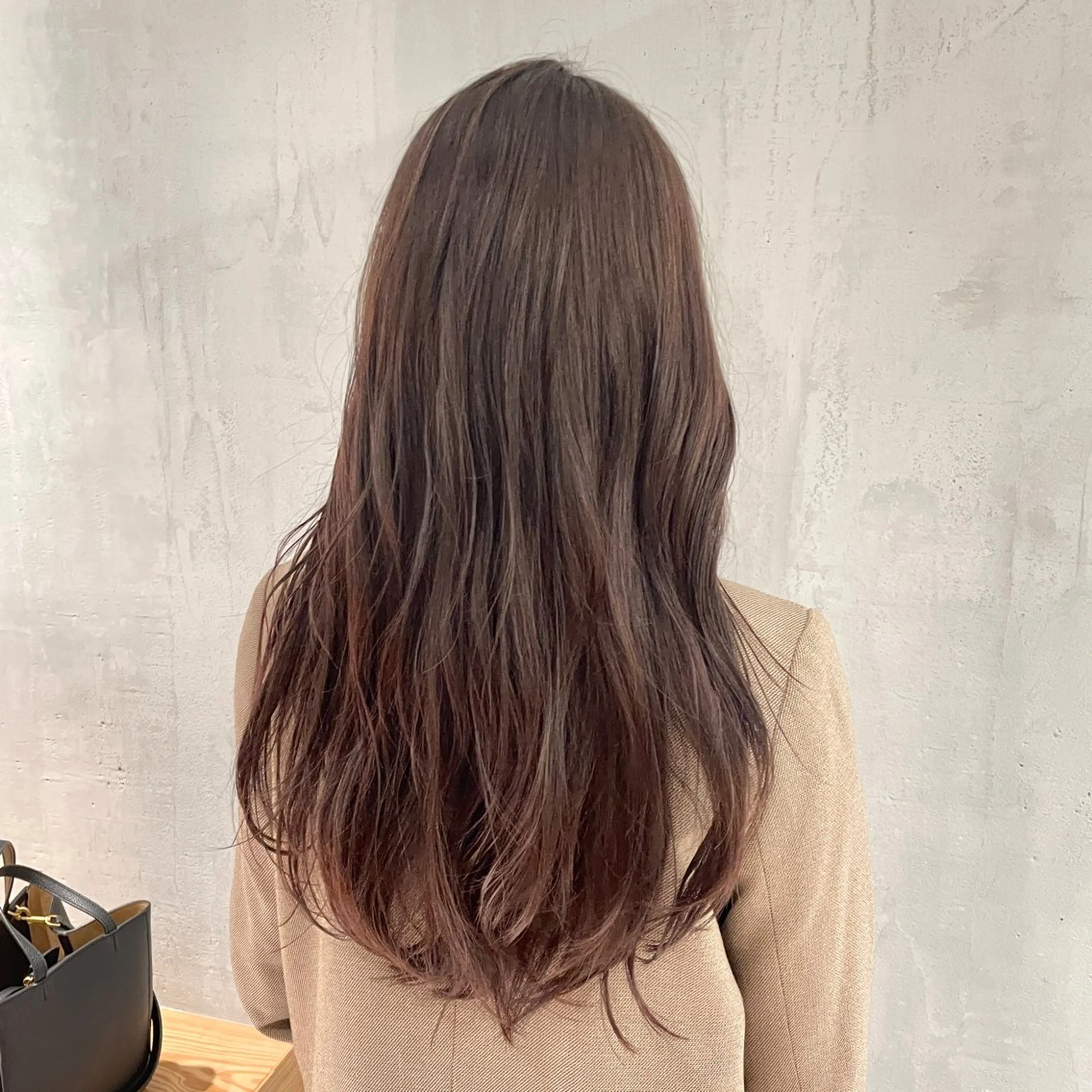 ロング カラー ベージュカラー ハイライトカラー ピンクカラー ピンクベージュ ハイライト カット ヘアカラー DX SHARE SALON所属・matka白髪ぼかし 大人ヘア/KEIKOのヘアスタイル
