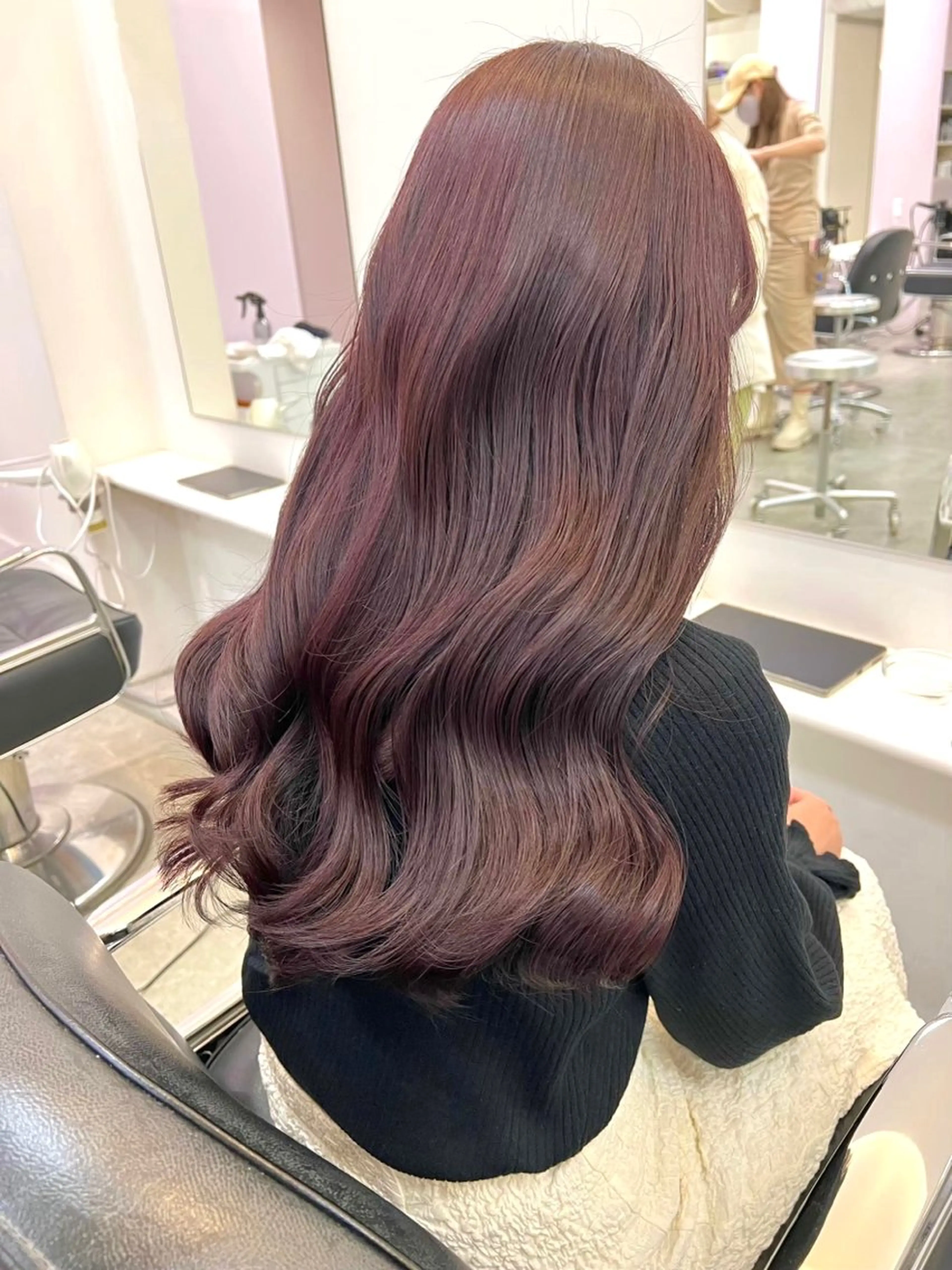 ロング ParveMix 佐々木梨紗🤍のヘアスタイル