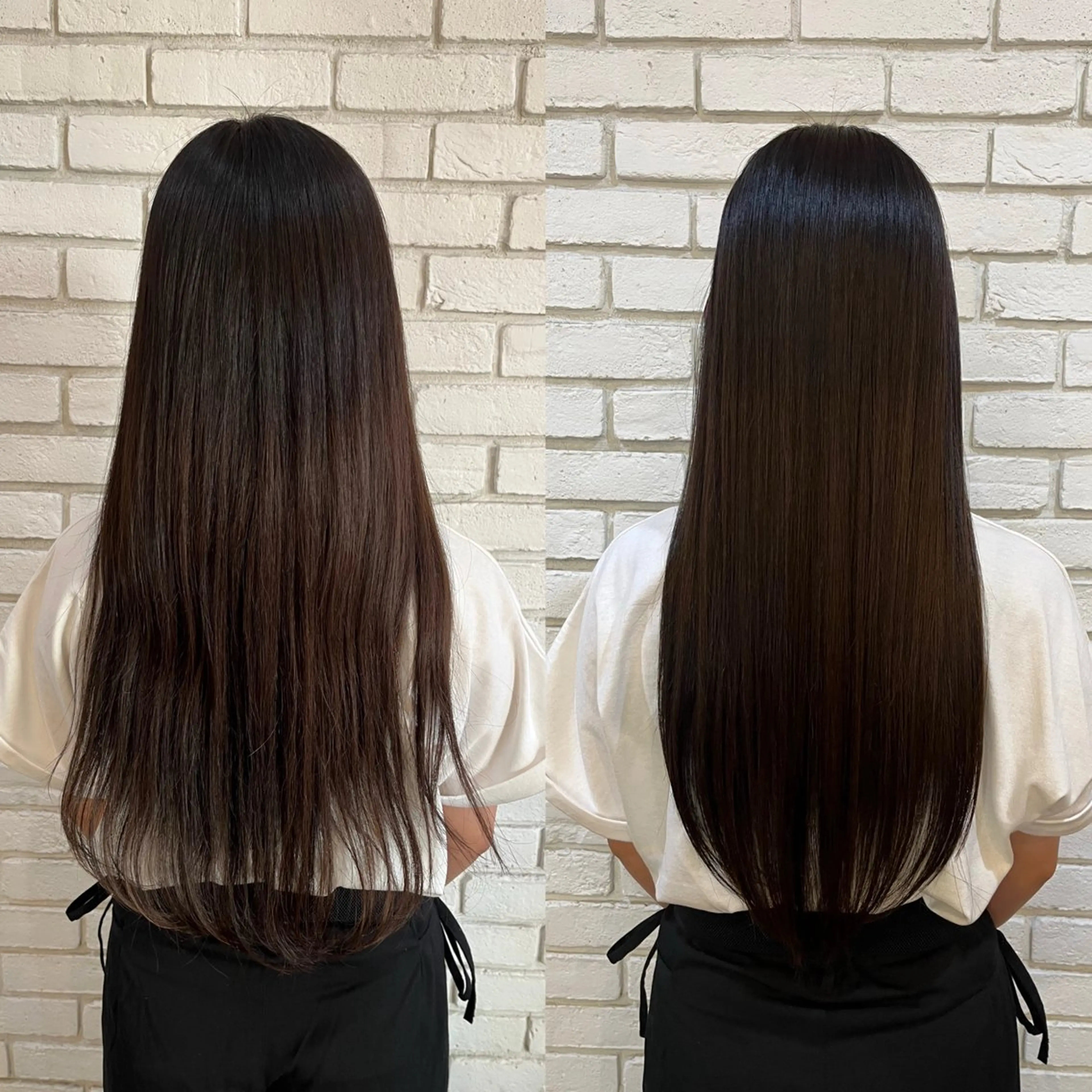 ロング 卒業式のヘアスタイル 縮毛矯正 トリートメント カット 縮毛矯正 トリートメント minami🌿‬ 透明感カラー🫧のヘアスタイル