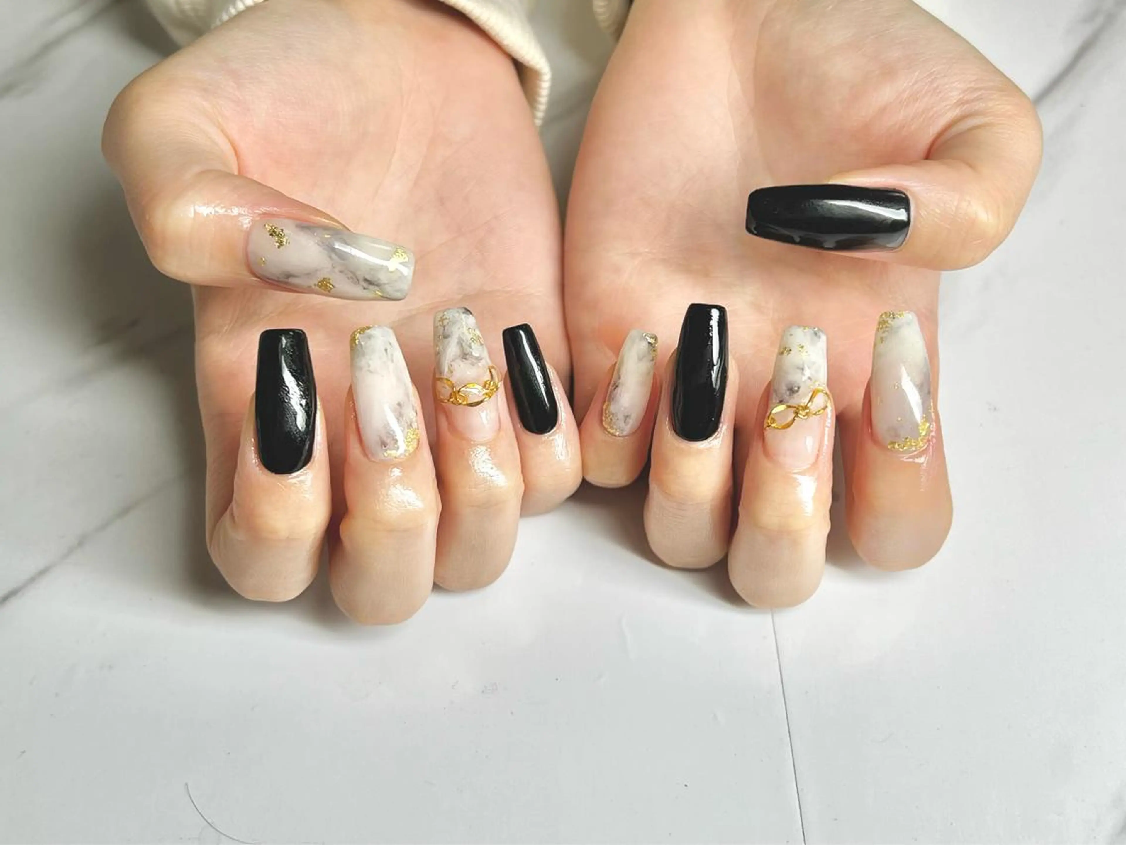 ロング ネイル ネイリスト シンのネイルデザイン