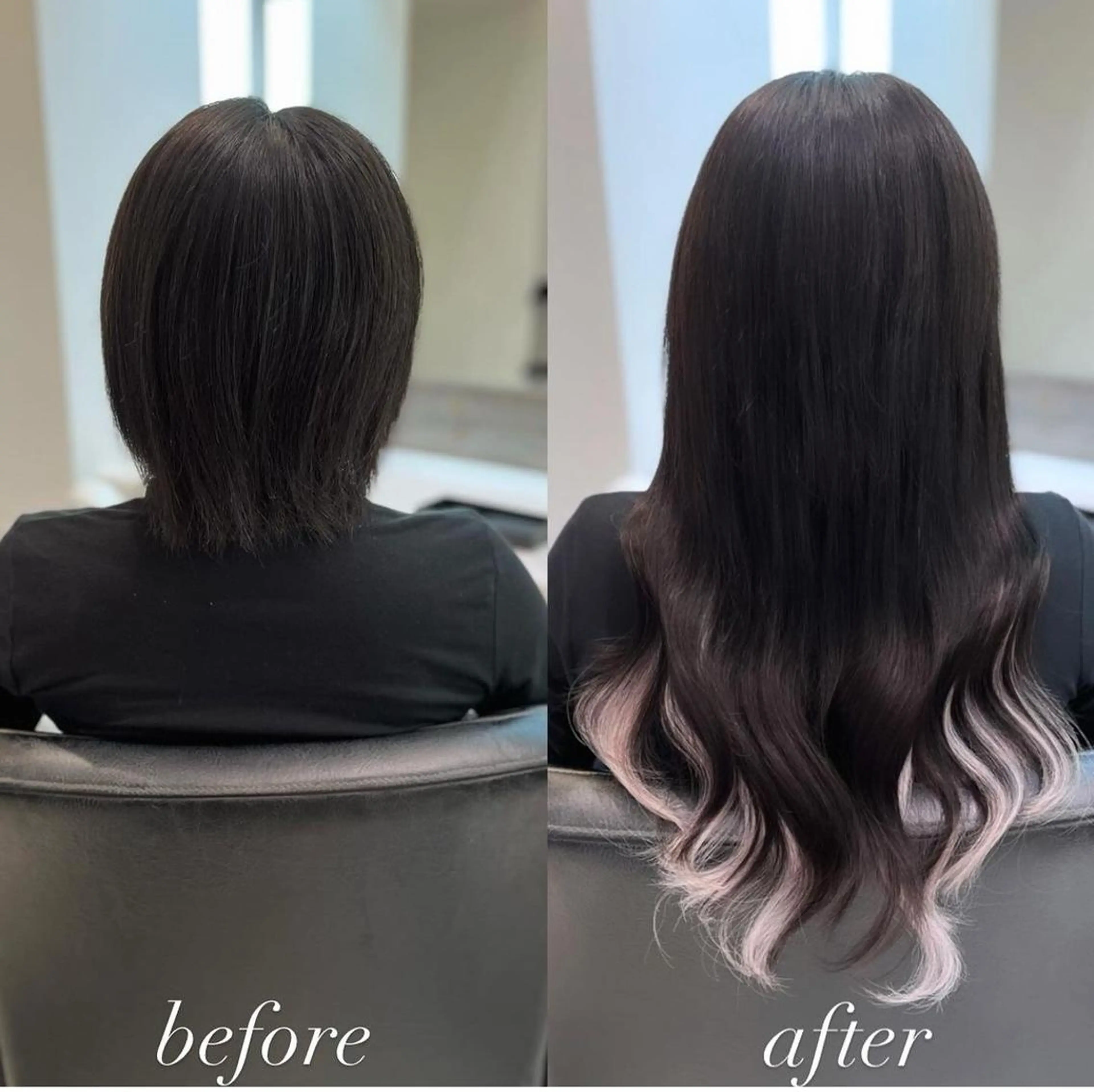 セミロング カラー ヘアアレンジ 🎆浴衣着付け👘 ✨ヘアセット🐹のヘアスタイル